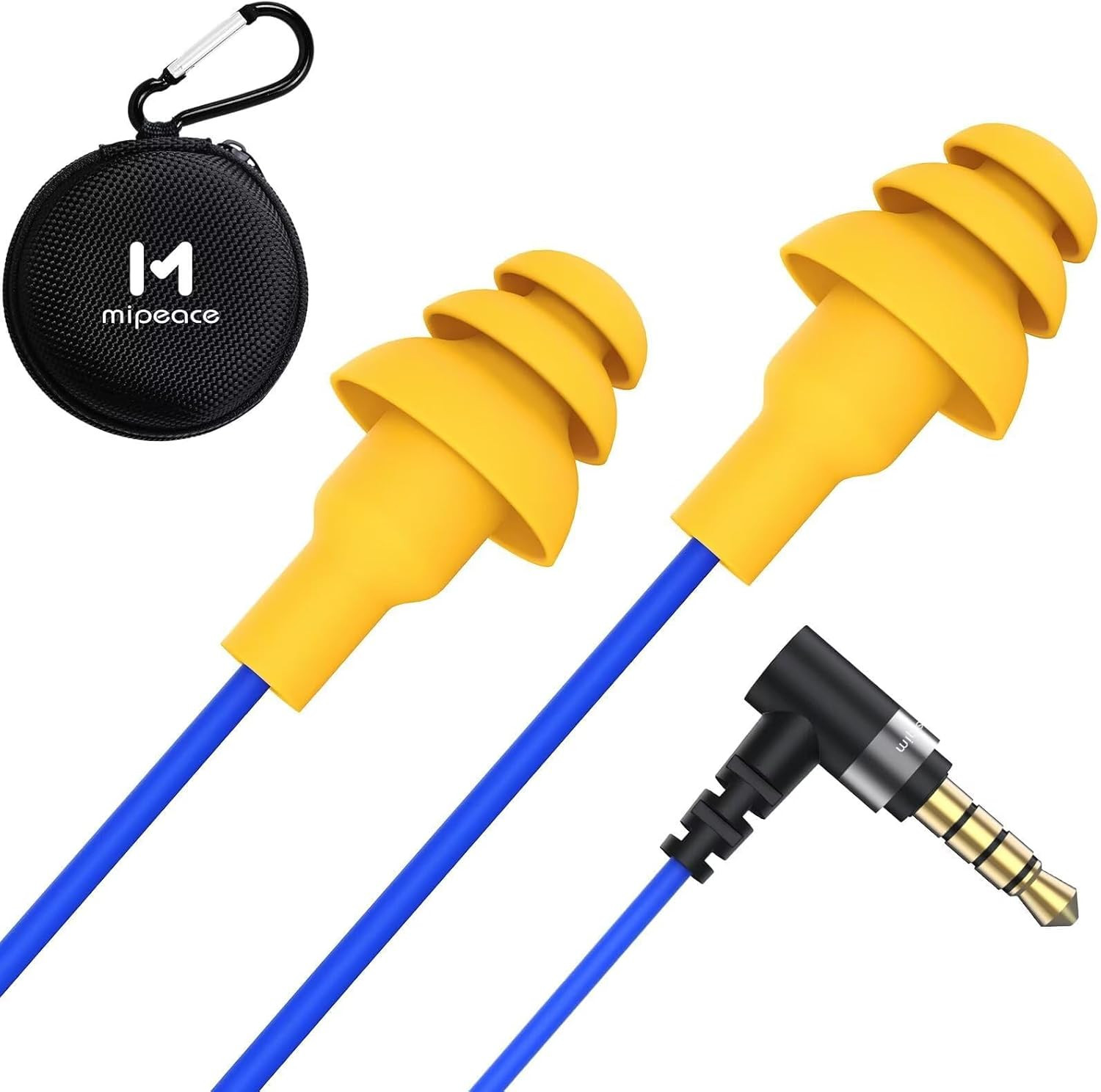Wired Ear Protection Headphones, Ear Plug Headphones for Work-Safety Work Earbud