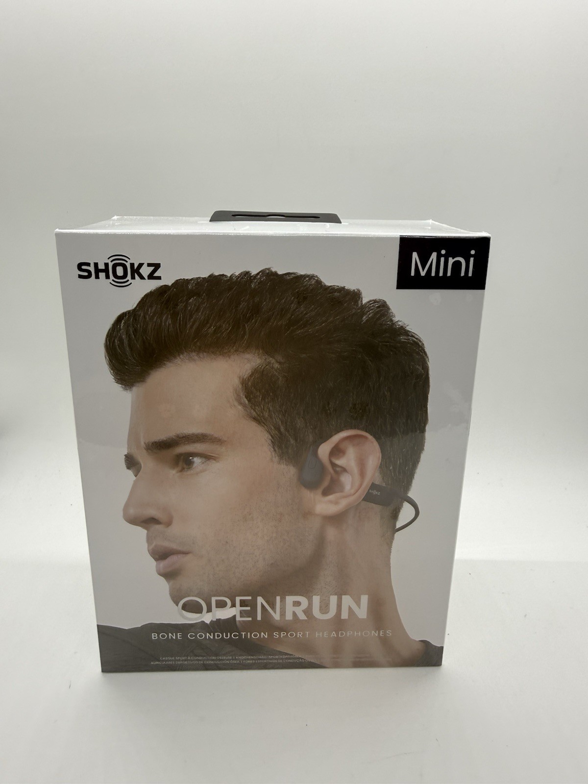 Shokz – OpenRun Mini S803 Bone Conduction Open-Ear Endurance Headphones – Black