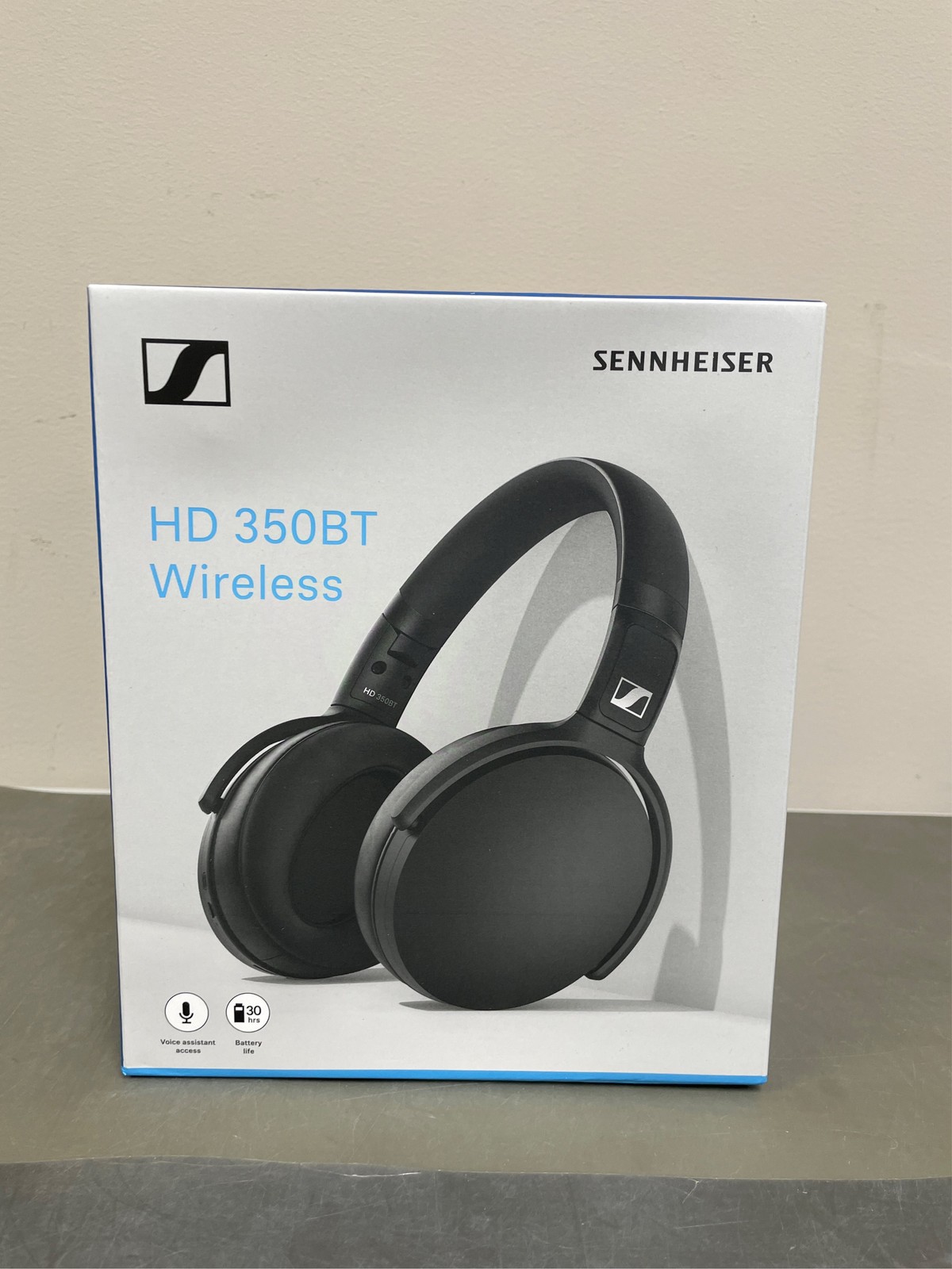 SennheiserHD 350BT Black Bluetooth 5.0 Wireless Headphone – 30-Hour Battery Life