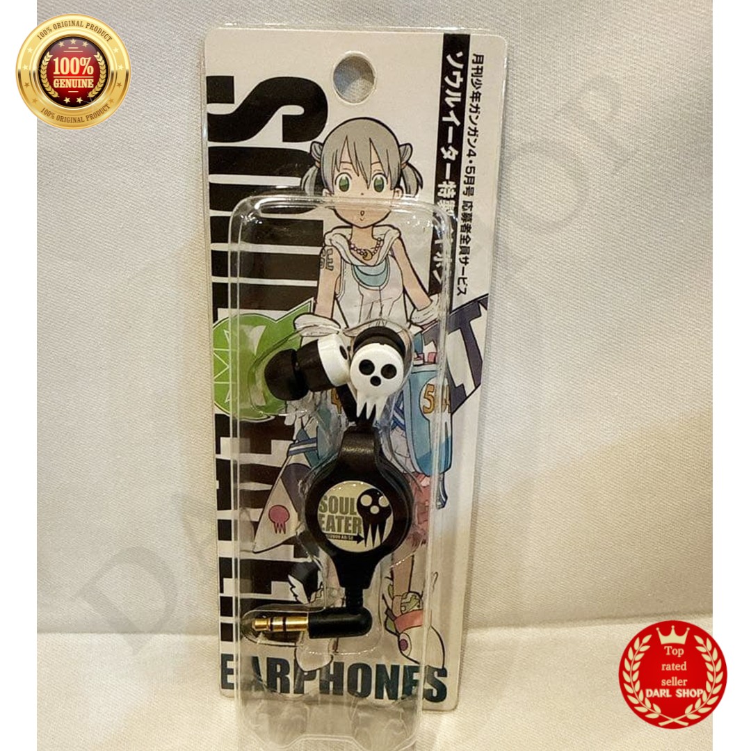 SOUL EATER Special Earphones 3.5mm Mini Plug Applicant Exclusive Square Enix