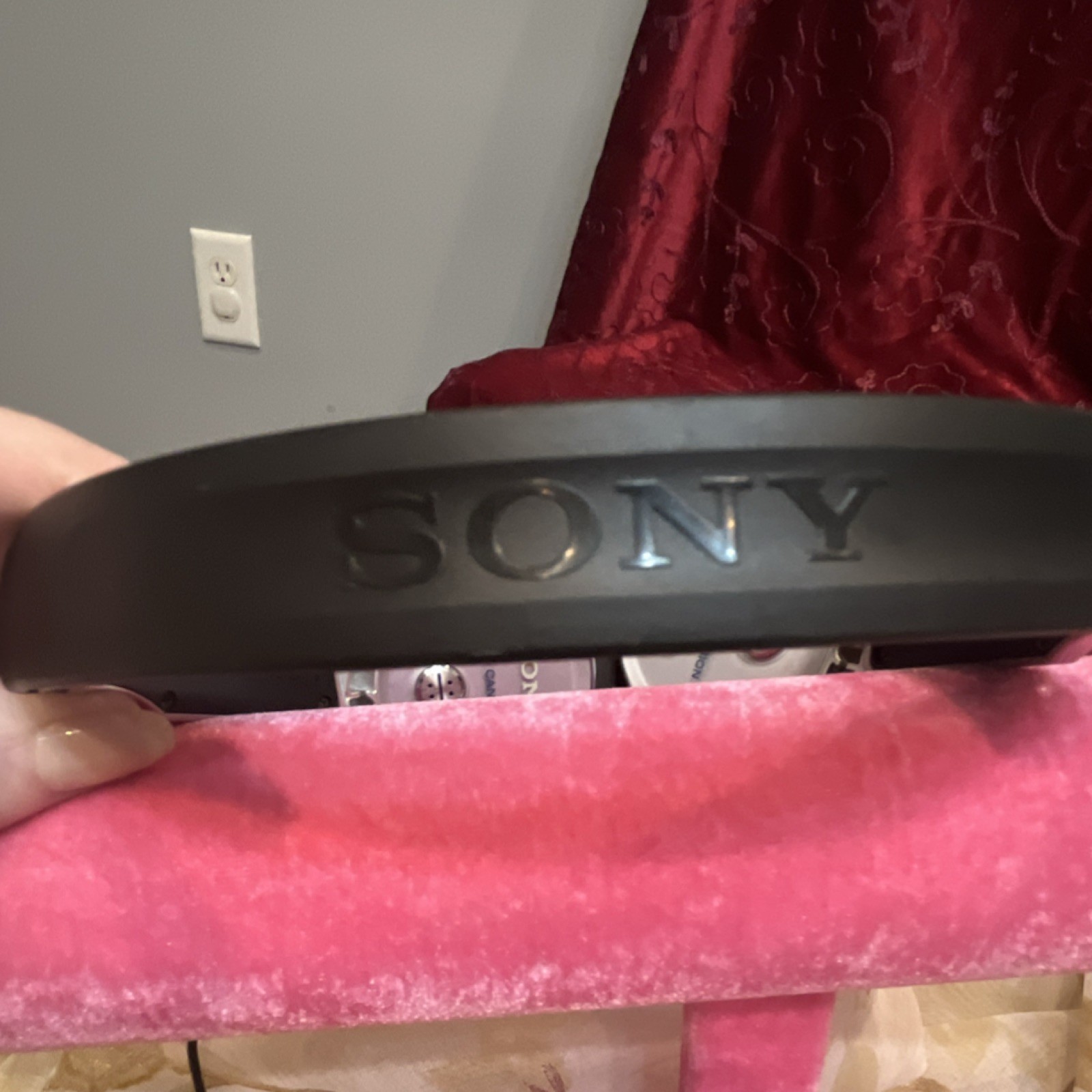 Sony MDR-NC6 Noise Cancelling Headphones Silver Black 3.5mm Headband