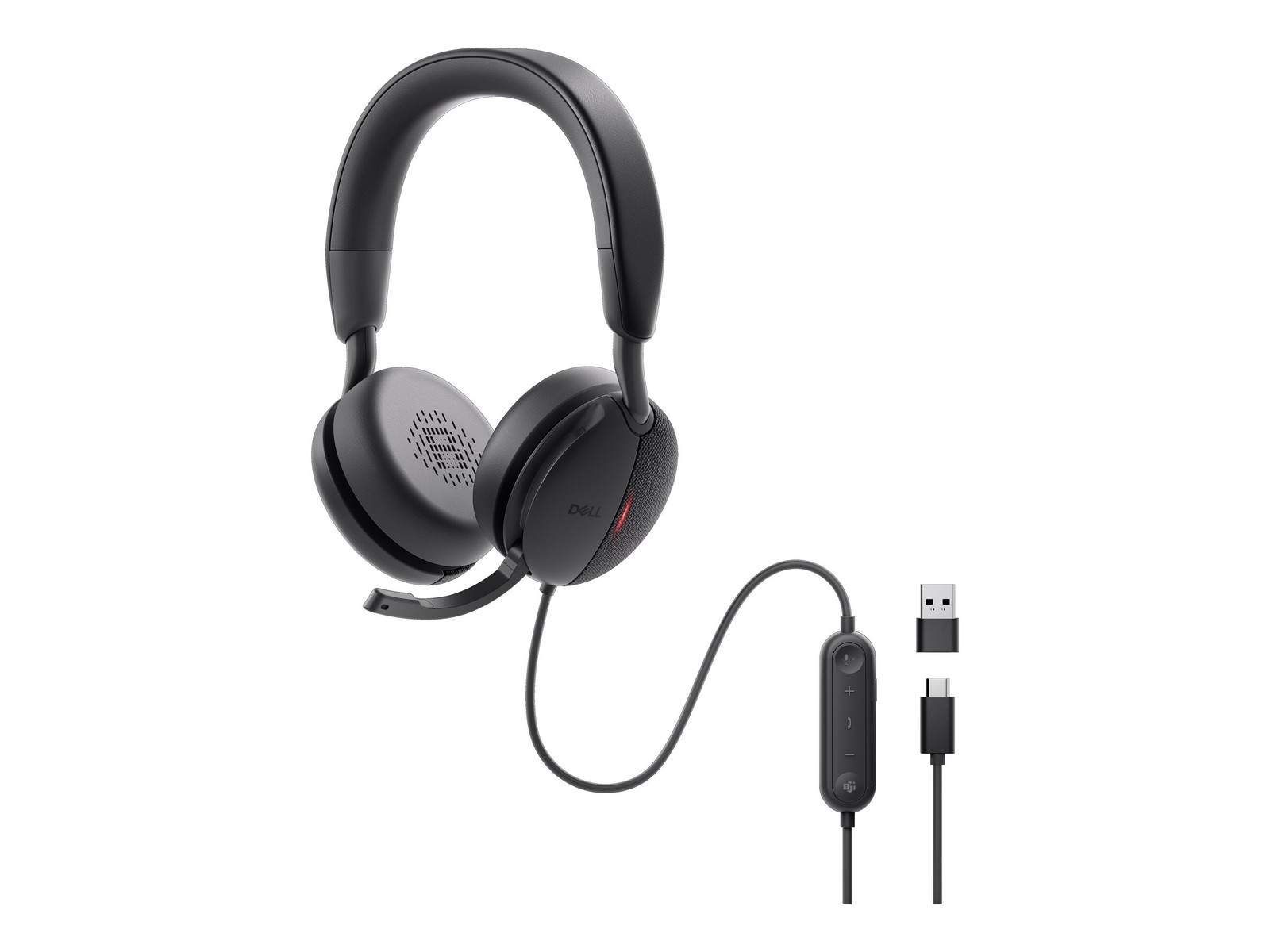 Dell Pro Wired ANC Headset Wh5024 20KHz CE WH5024-DWW Headphones