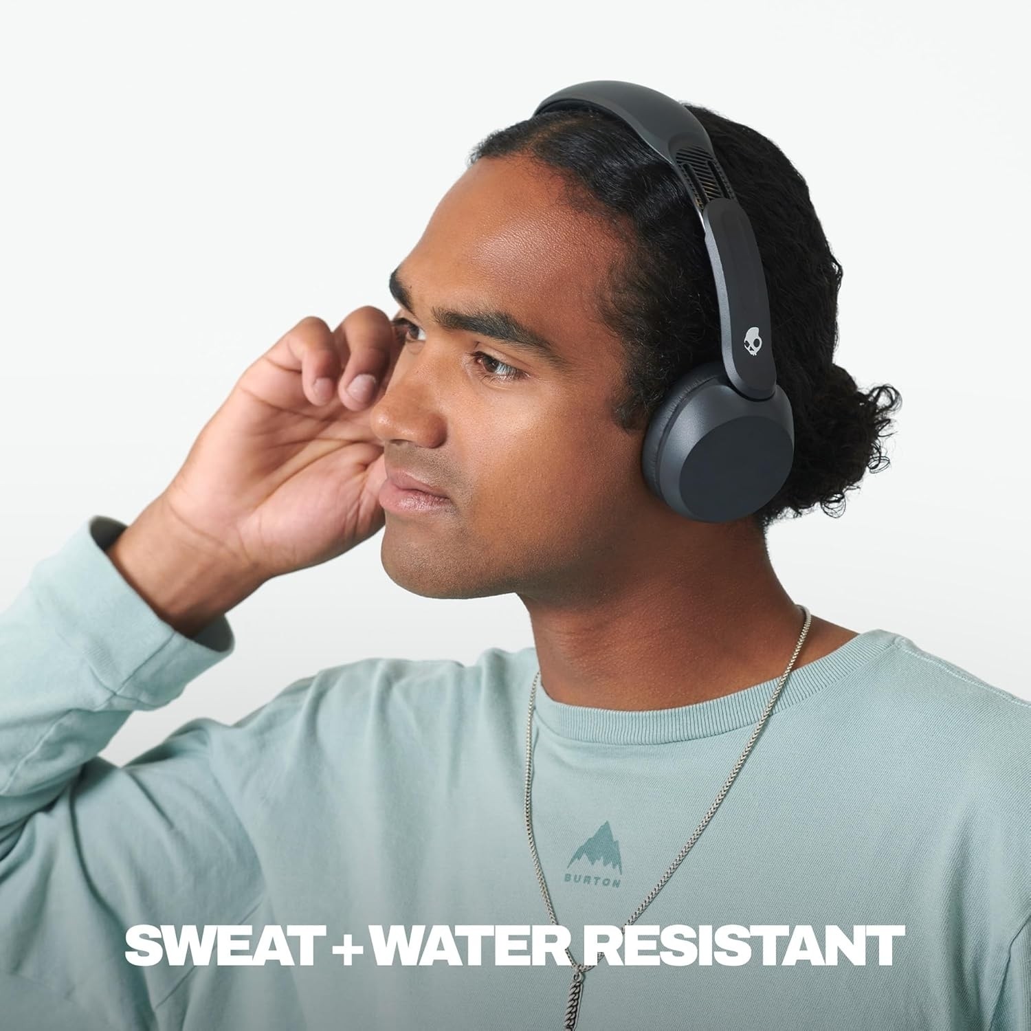 Skullcandy Icon 180 Wireless On-Ear Headphones – 50hr Battery, Black S5IEW-T740