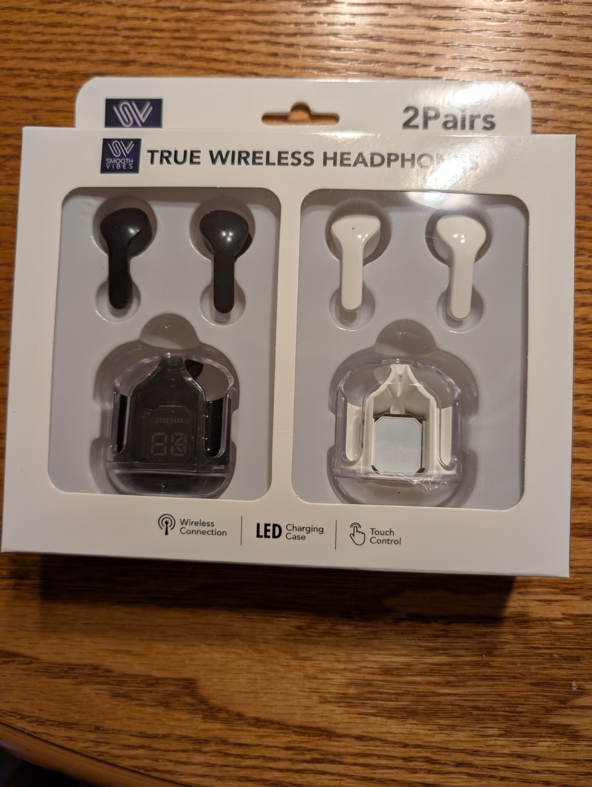 Smooth Vibes True Wireless Earbuds 2 Pairs