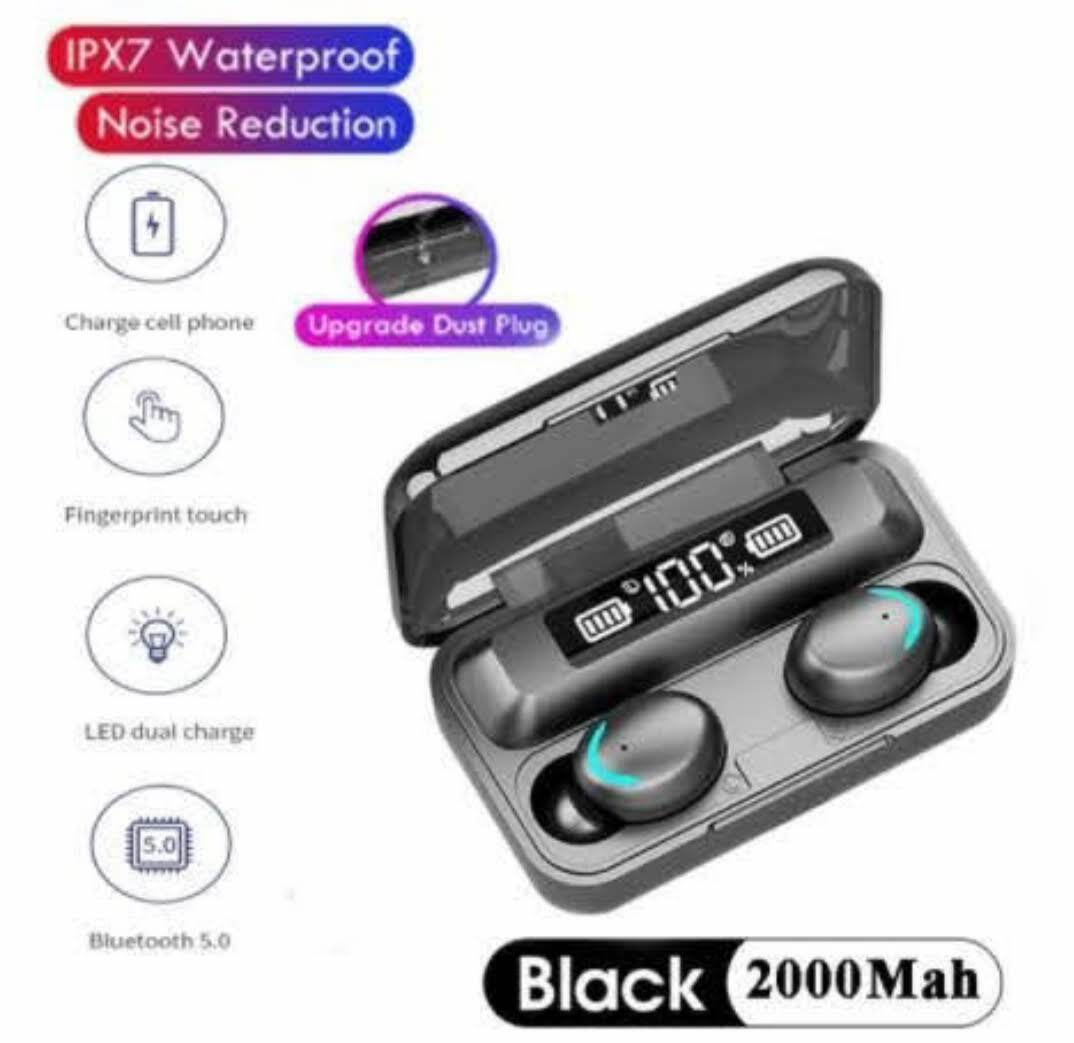 F9-5 V8 TWS Wireless Bluetooth Earphone 5.0 Touch IPX7 Waterproof Airbuds [G2]