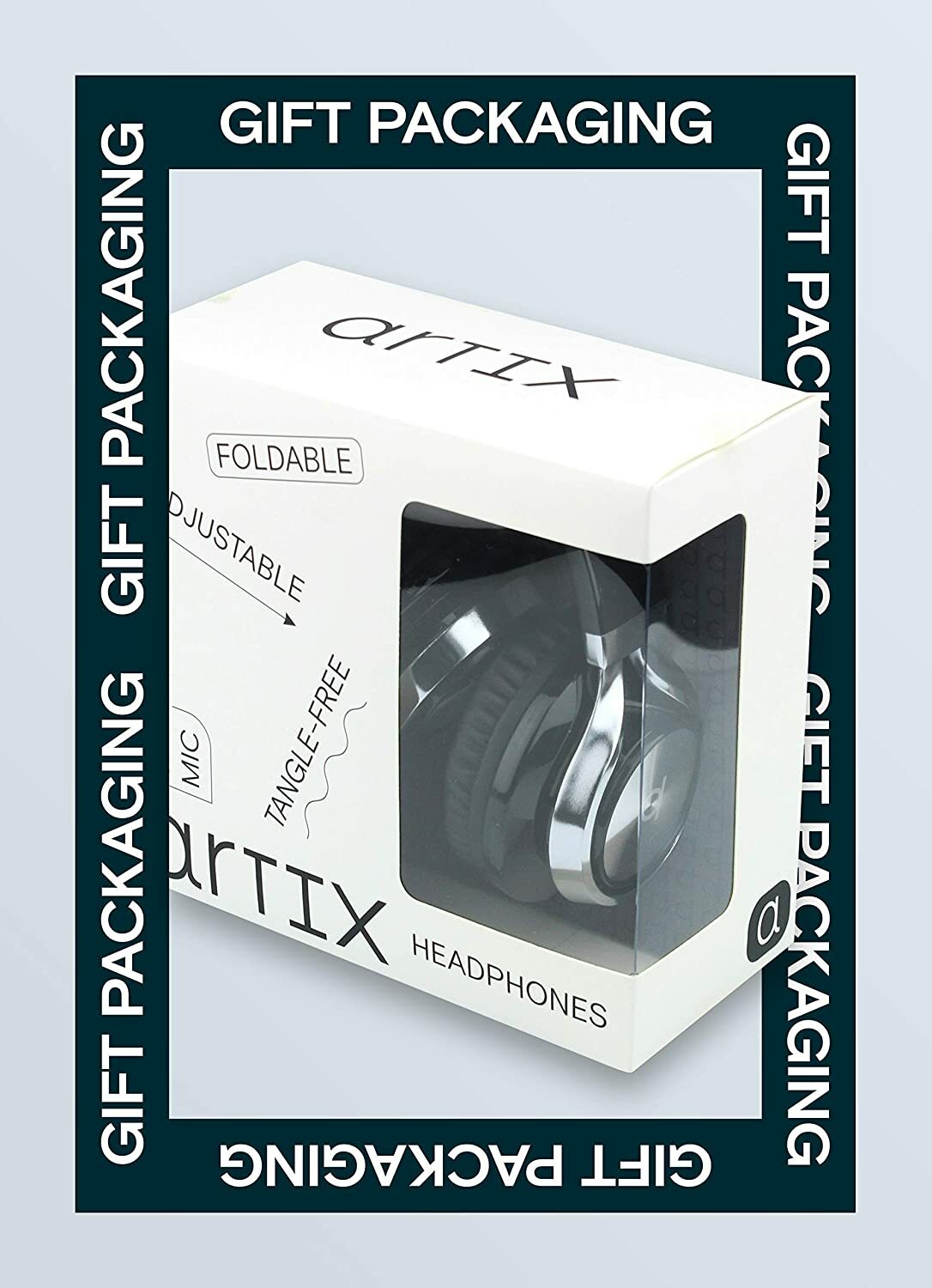 Artix CL750 Foldable Noise Isolating Headphones for Computer, Laptop & Cellphone