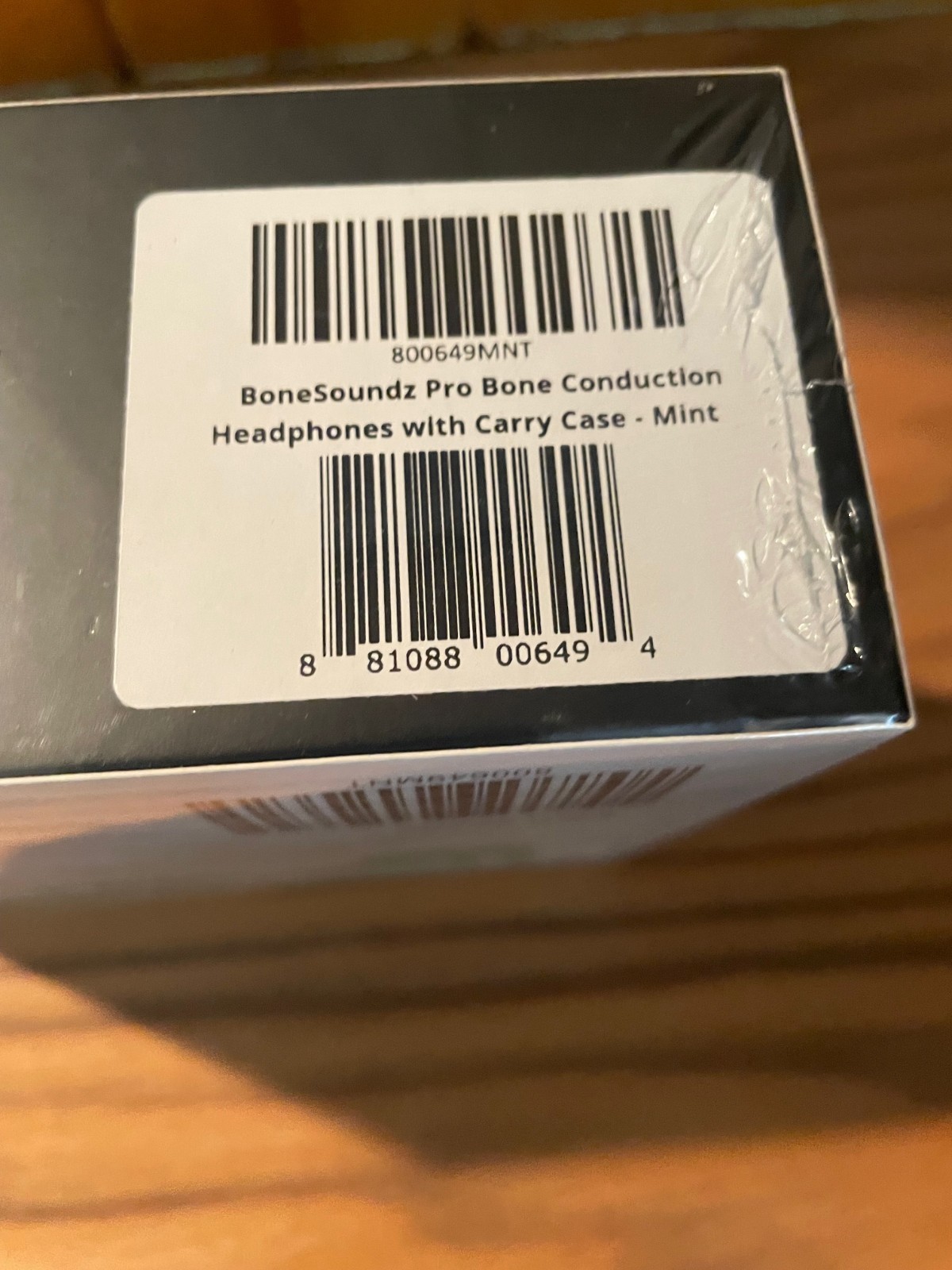 Bonesoundz Pro Wireless Headphones Pro Bone Conduction Graphite NEW & SEALED!!!