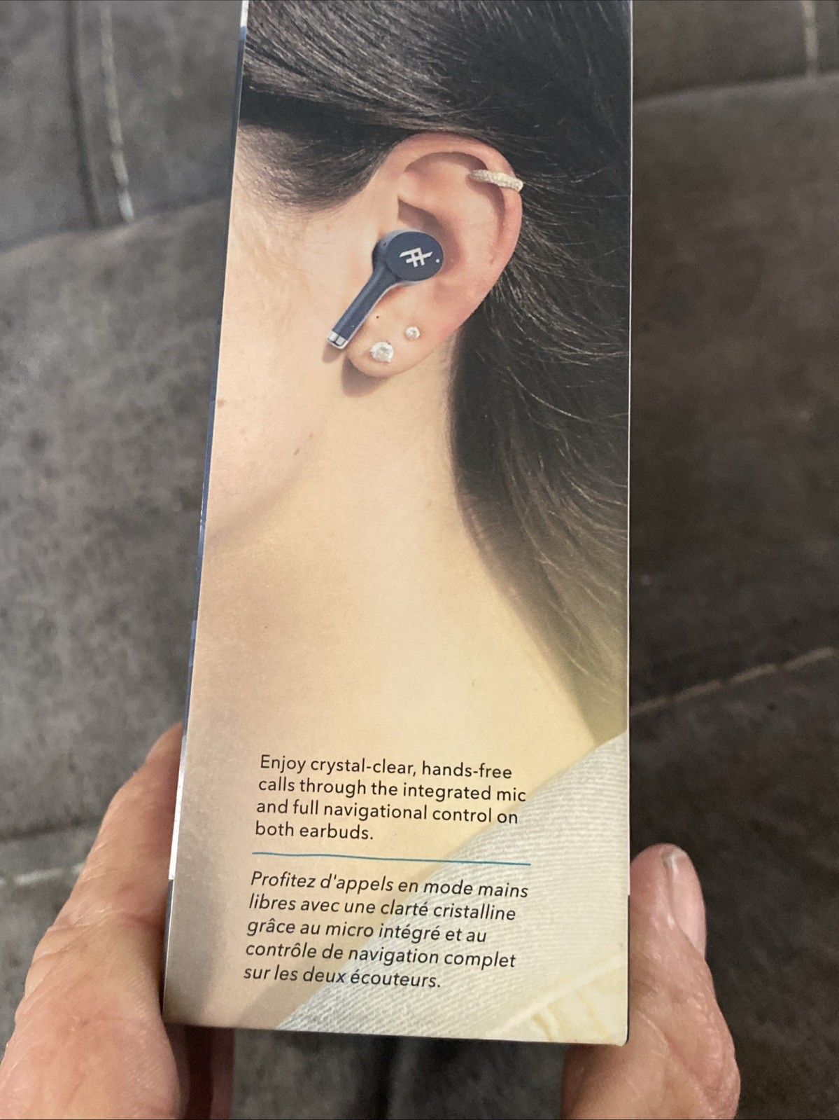 iFrogz AirTime Pro Truly Wireless Earbuds + Charging Case – white/black/blue