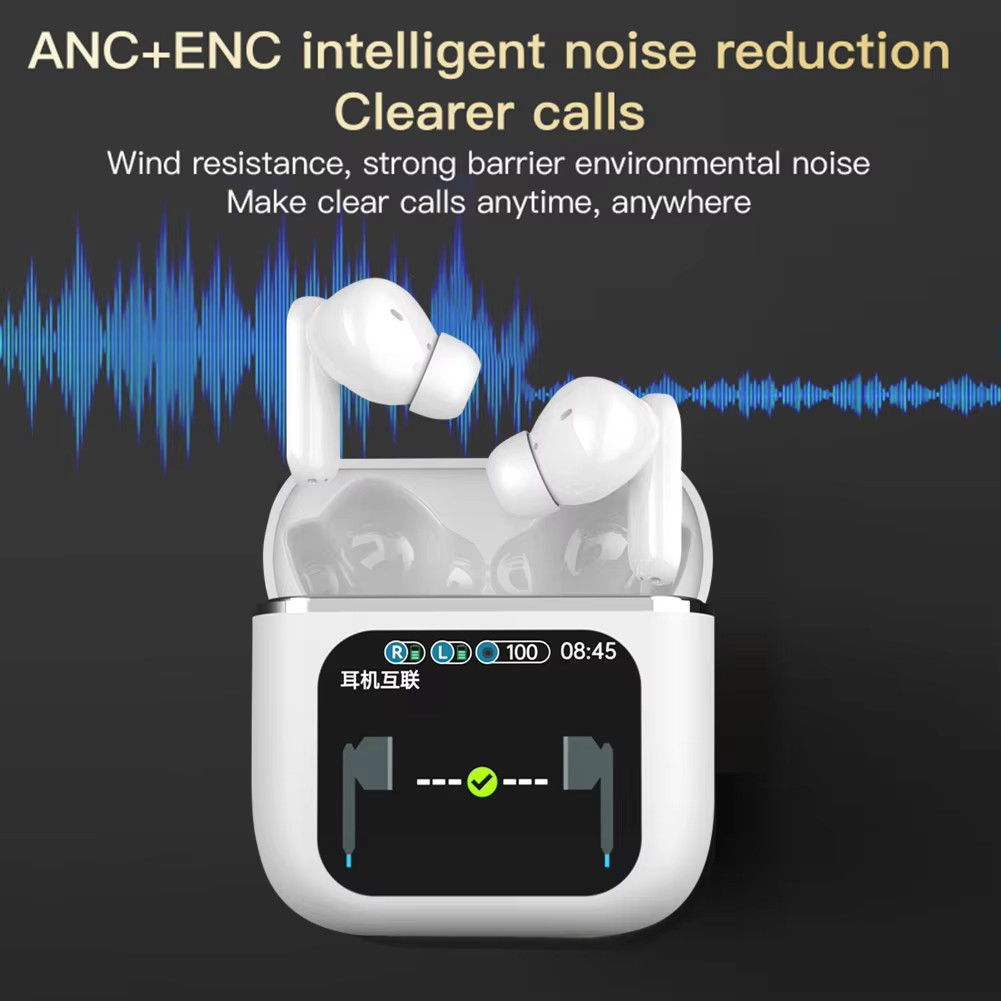 SE60 Bluetooth 5.4 ANC/ENC Noise Cancelling TWS Earbuds for Sports and Workouts