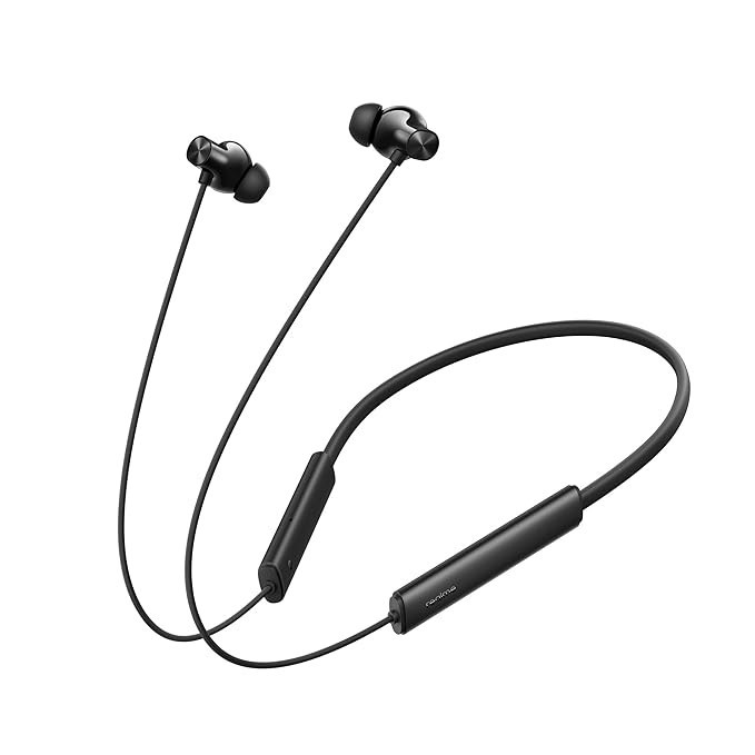 realme Buds Wireless 3 Neo with 13.4mm Driver, 32 hrs Playback, Black