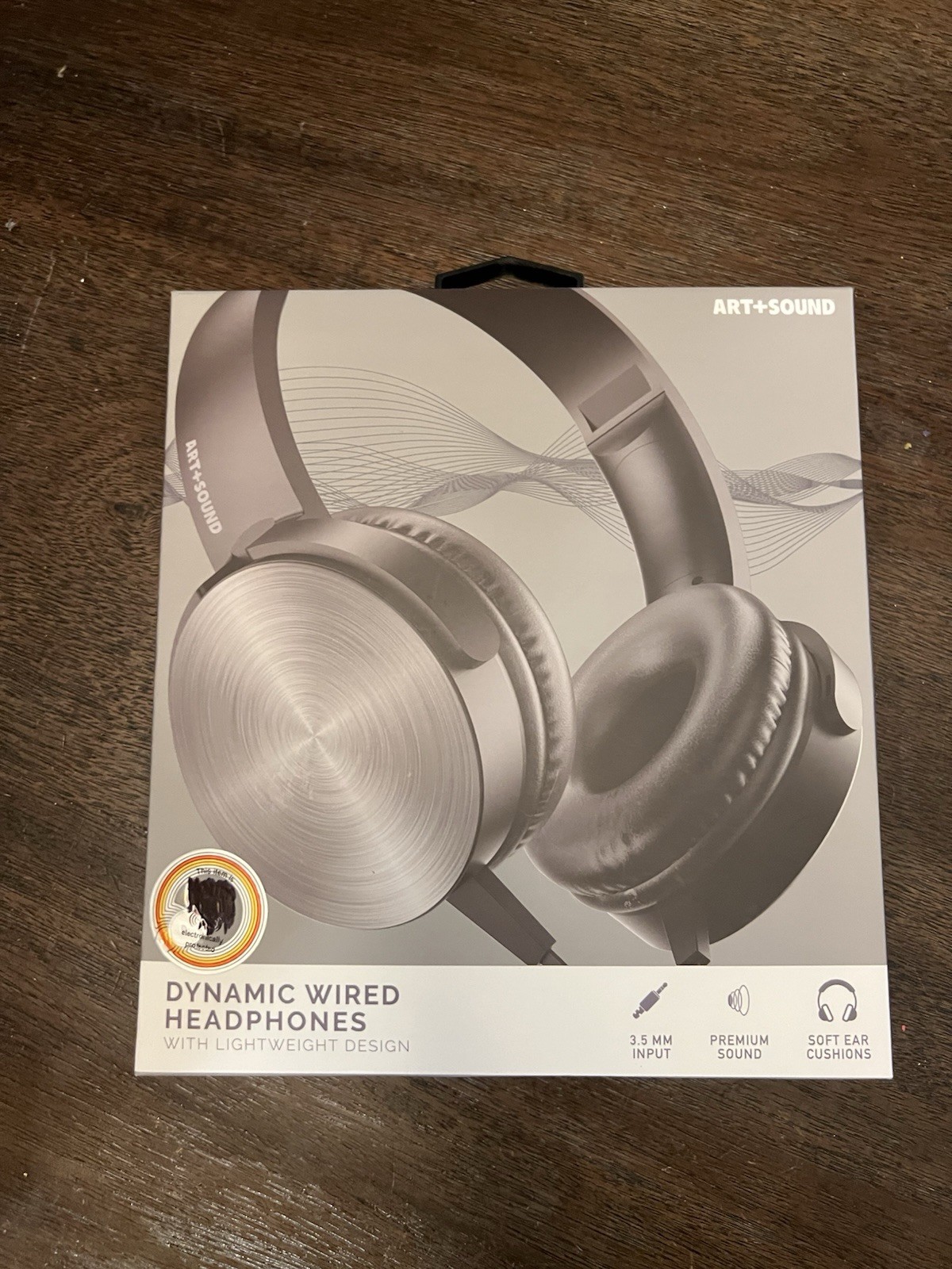 Art+Sound Pop Beat Dynamic Wired Headphones Lightweight Design 3.5mm jack
