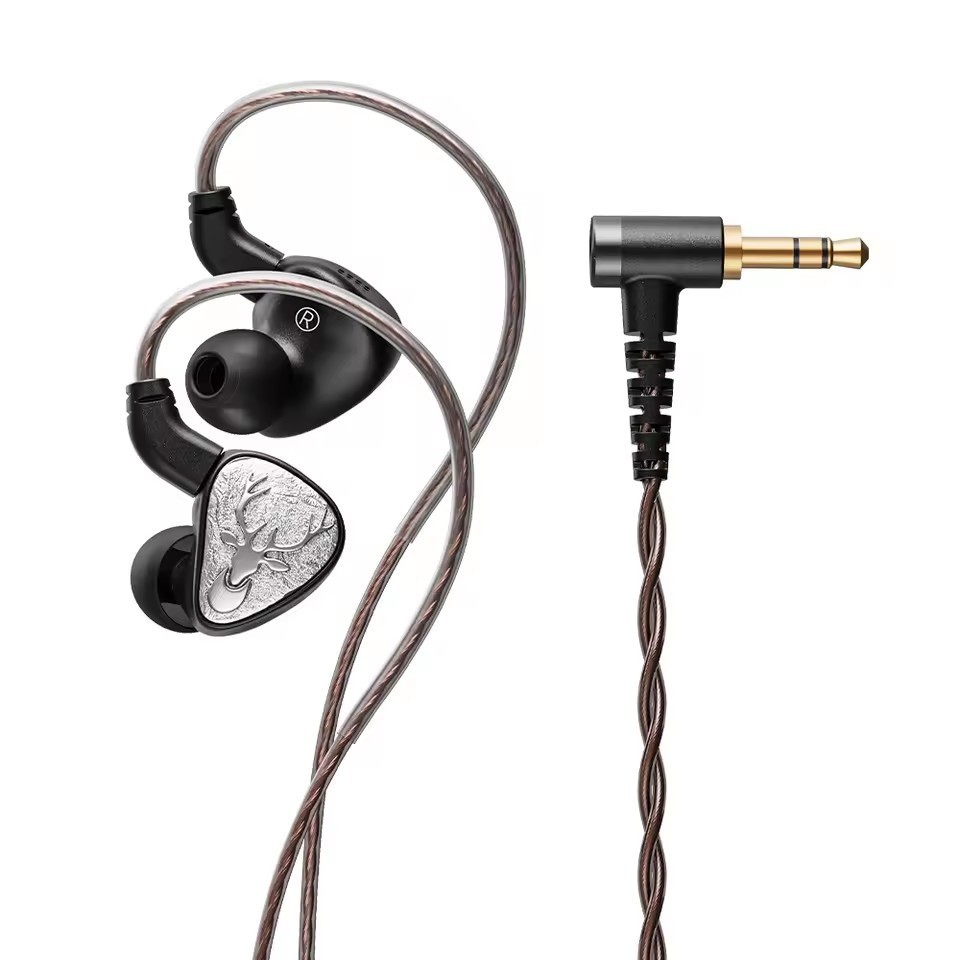 FIIO FH3 LUMI Hybrid IEM Earphones 1DD+2BA HiFi Wired In Ear Monitor Headphones