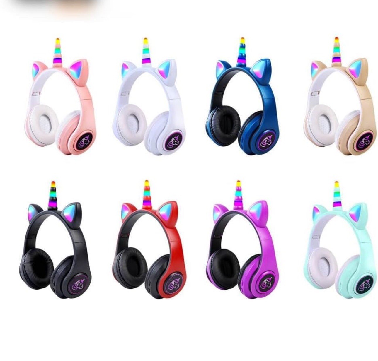 Unicorn Headphones ForKids, And Adult Unisex. Beautiful For GIFT For Christmas.