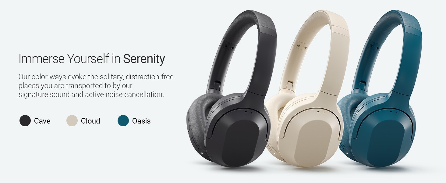Status Core ANC Active Noise Cancelling Wireless Bluetooth Headphones – Over-Ear