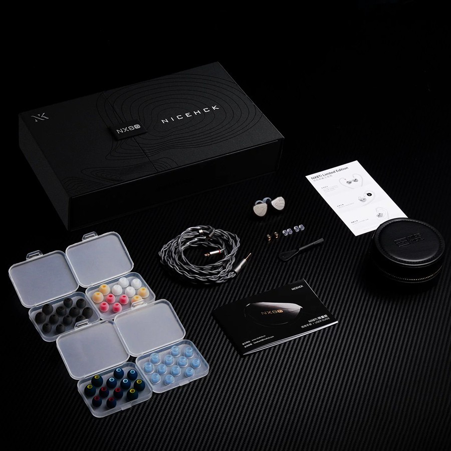 NiceHck NX8Ti Limited Edition Wired 1dd+ 6ba+1pzt In Ear Hifi Earphone