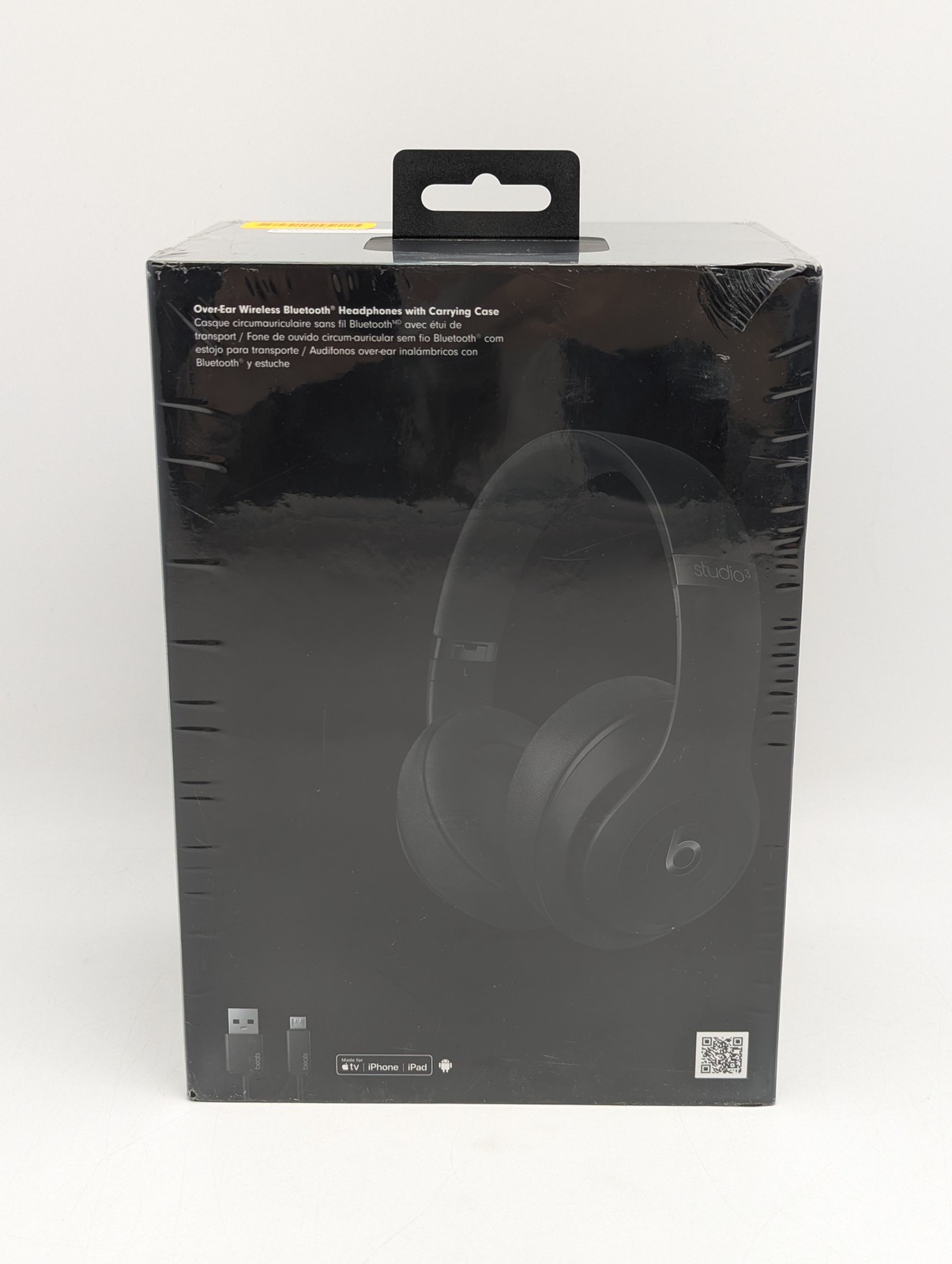 Beats by Dre Studio3 Wireless Headphones Black Active Noise Cancelling MX3X2LL/A
