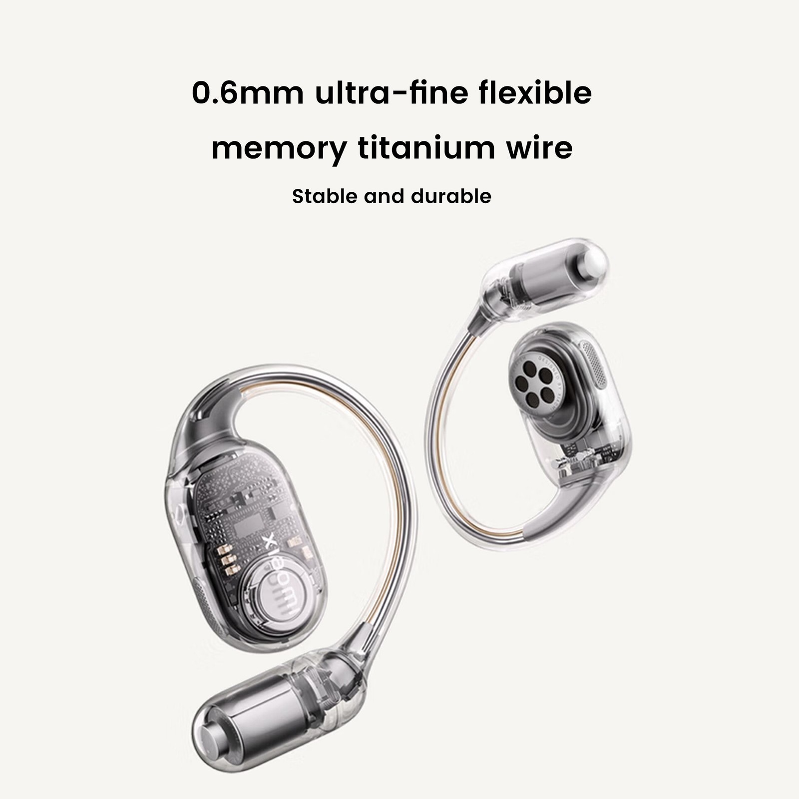 Xiaomi Open Ear BT Earbuds IPX4 AI Translator&Recording Open-Hook Sport Headset