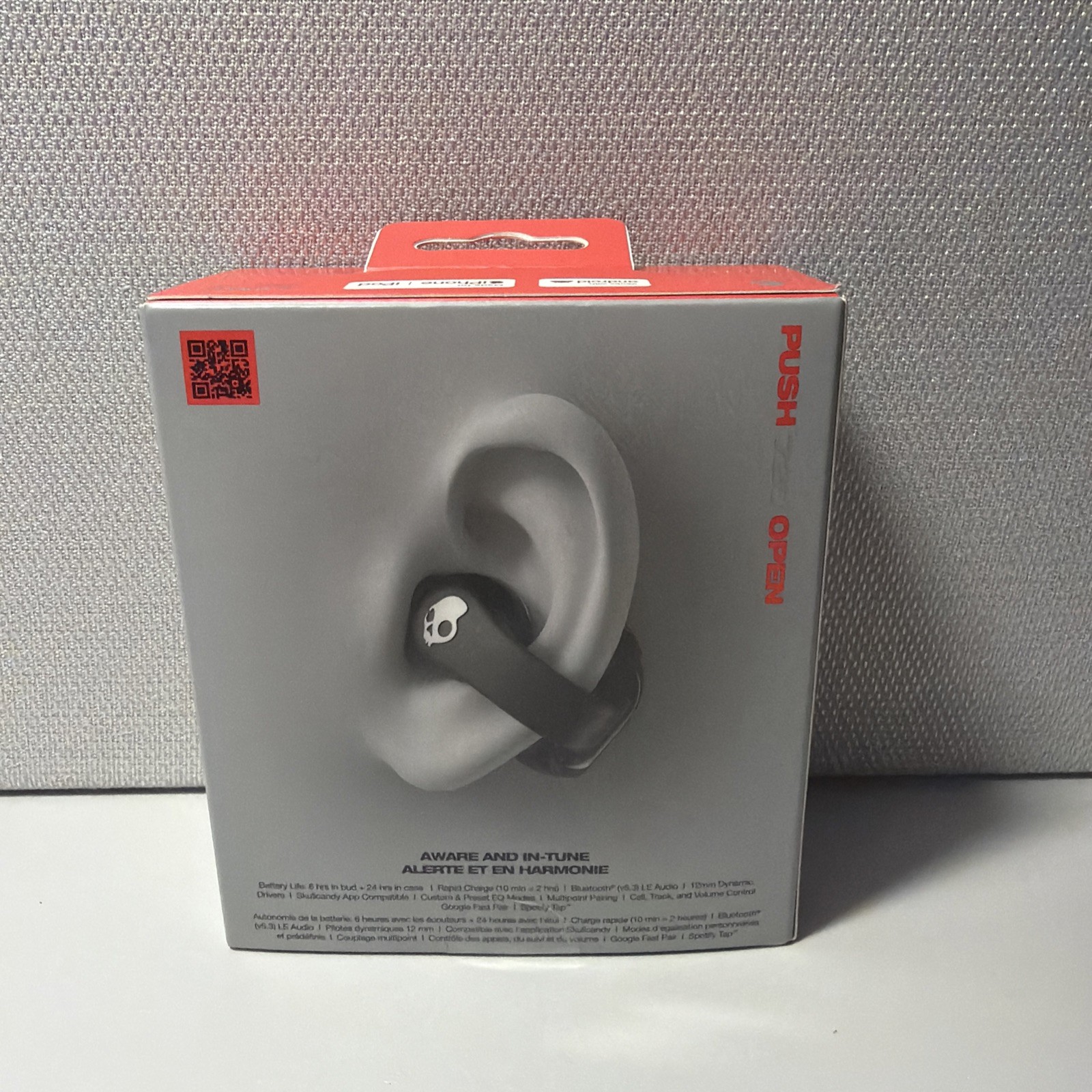 Skullcandy Push 720 Open Wireless Open Ear Bluetooth Earbuds, Headphones 0009