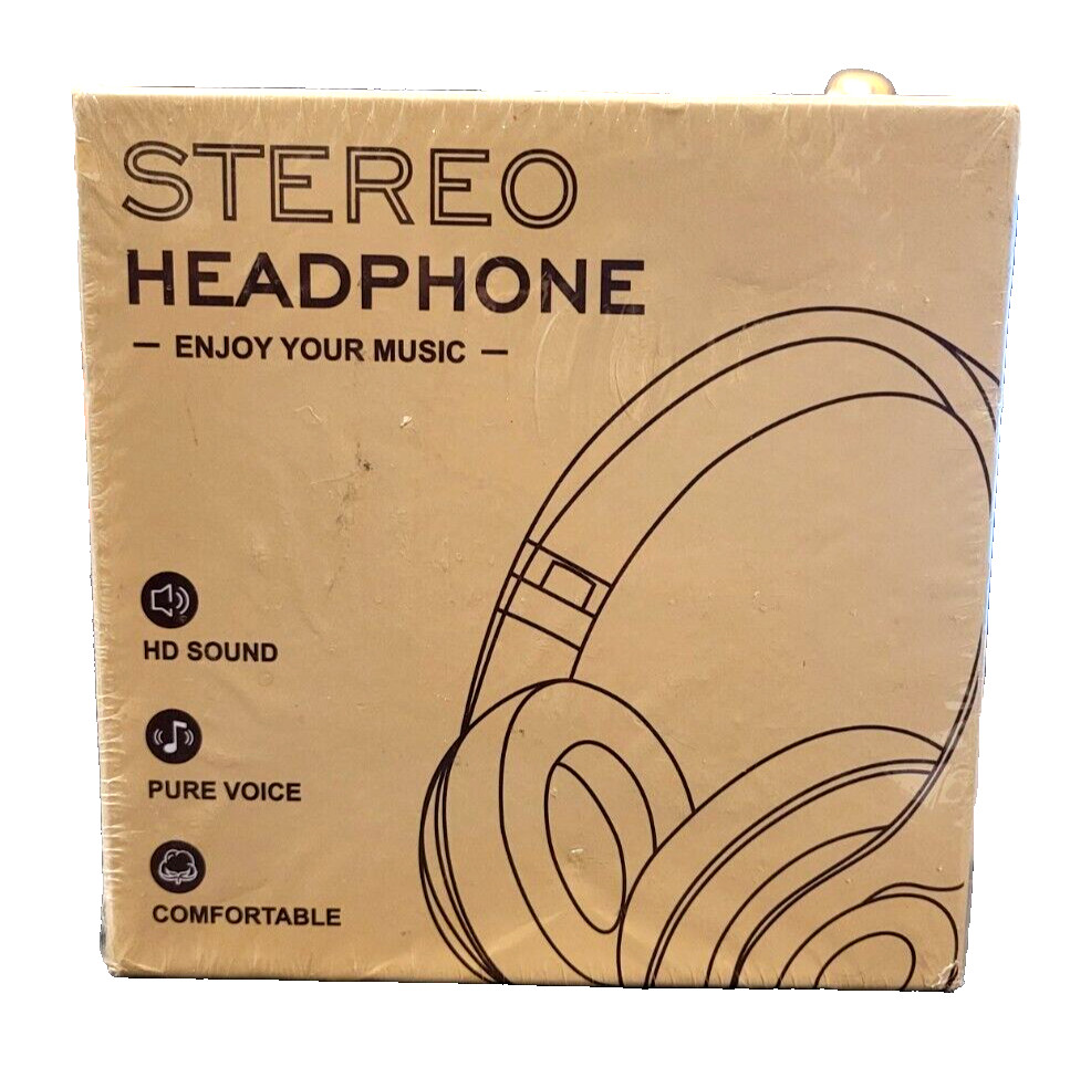 B35 Adjustable Wireless Stereo Headphones – Blk – NEW/SEALED – FAST SHIPPING