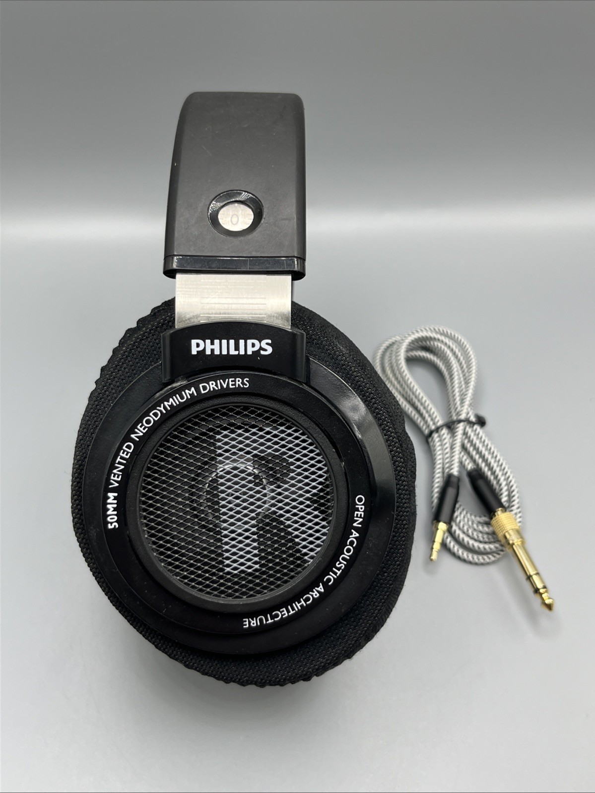 Philips SHP9500 Open-Back Over-Ear Wired Headphones 3.5mm Black 50mm 3m