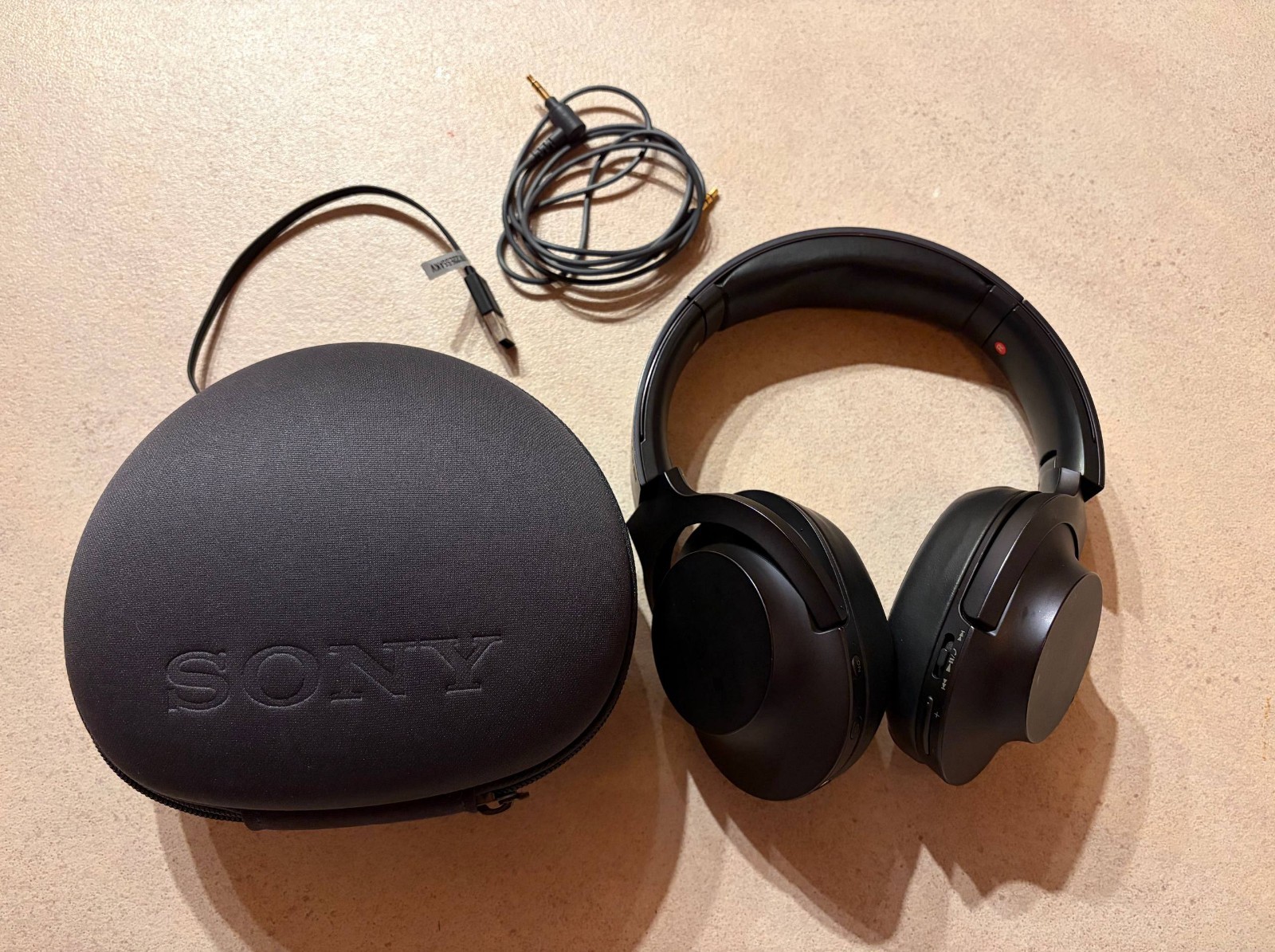 Sony Wireless Noise Cancelling Headphones H.Ear On MDR-100ABN – Black