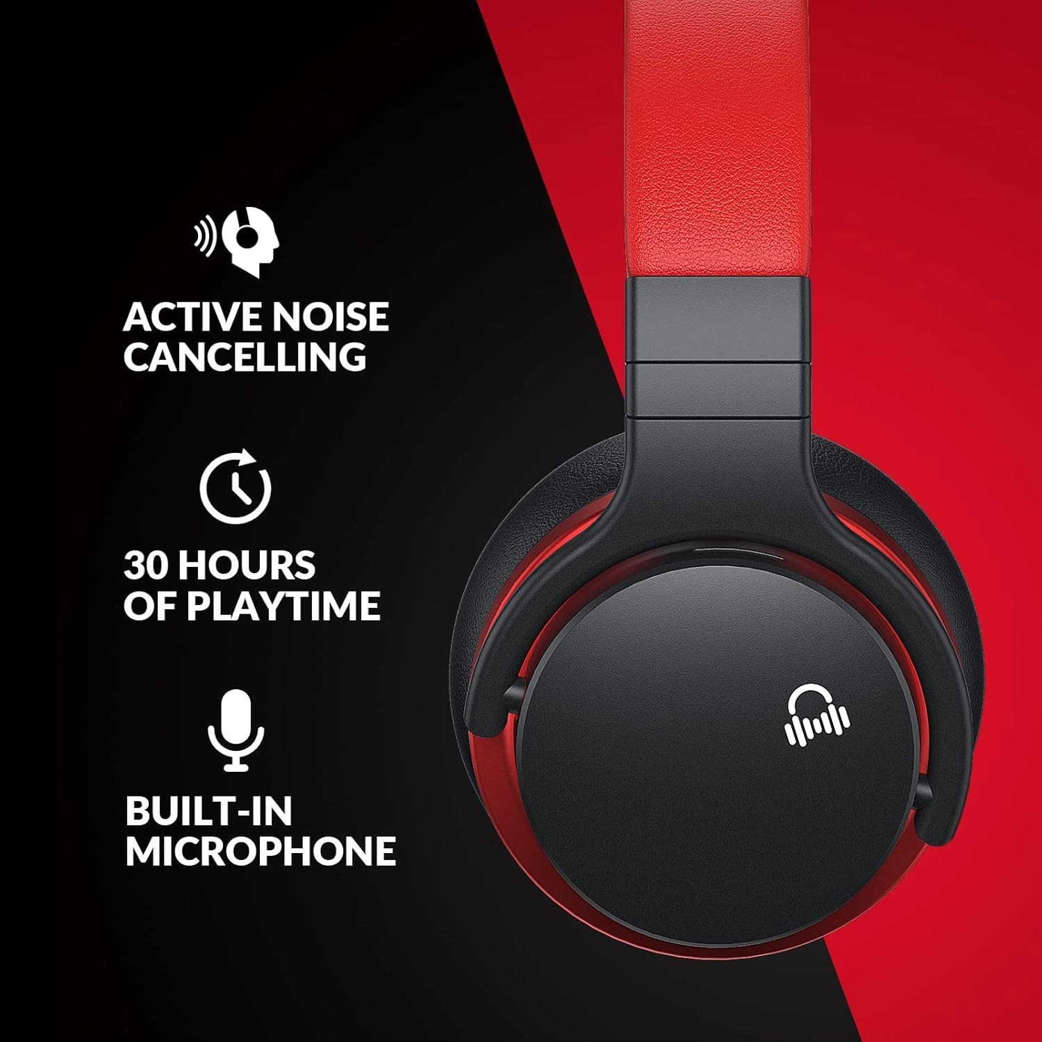 E7 Wireless Bluetooth Noise Cancelling Headphones – 30 Hours of Comfort