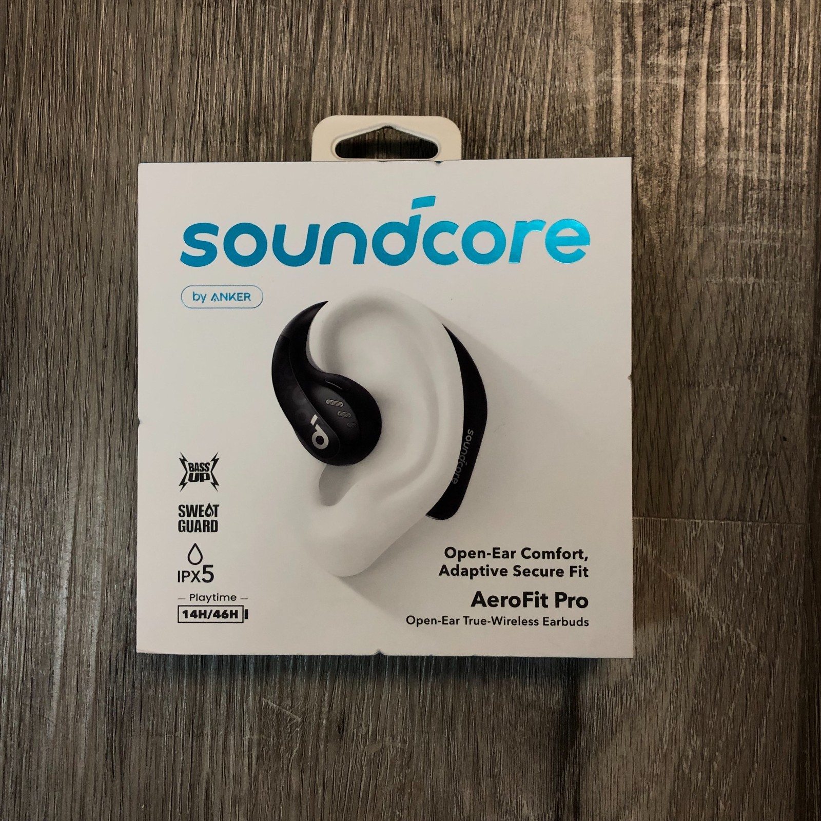 Soundcore AeroFit Pro Open-Ear Wireless Headphones (A3871Z11) – Black NEW!!!