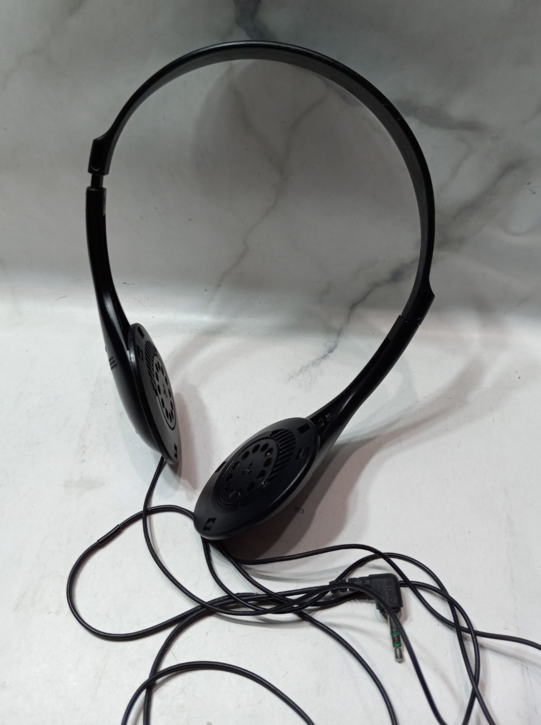 SONY MDR-027 Headband Headphones NO Ear Foams Tested Works