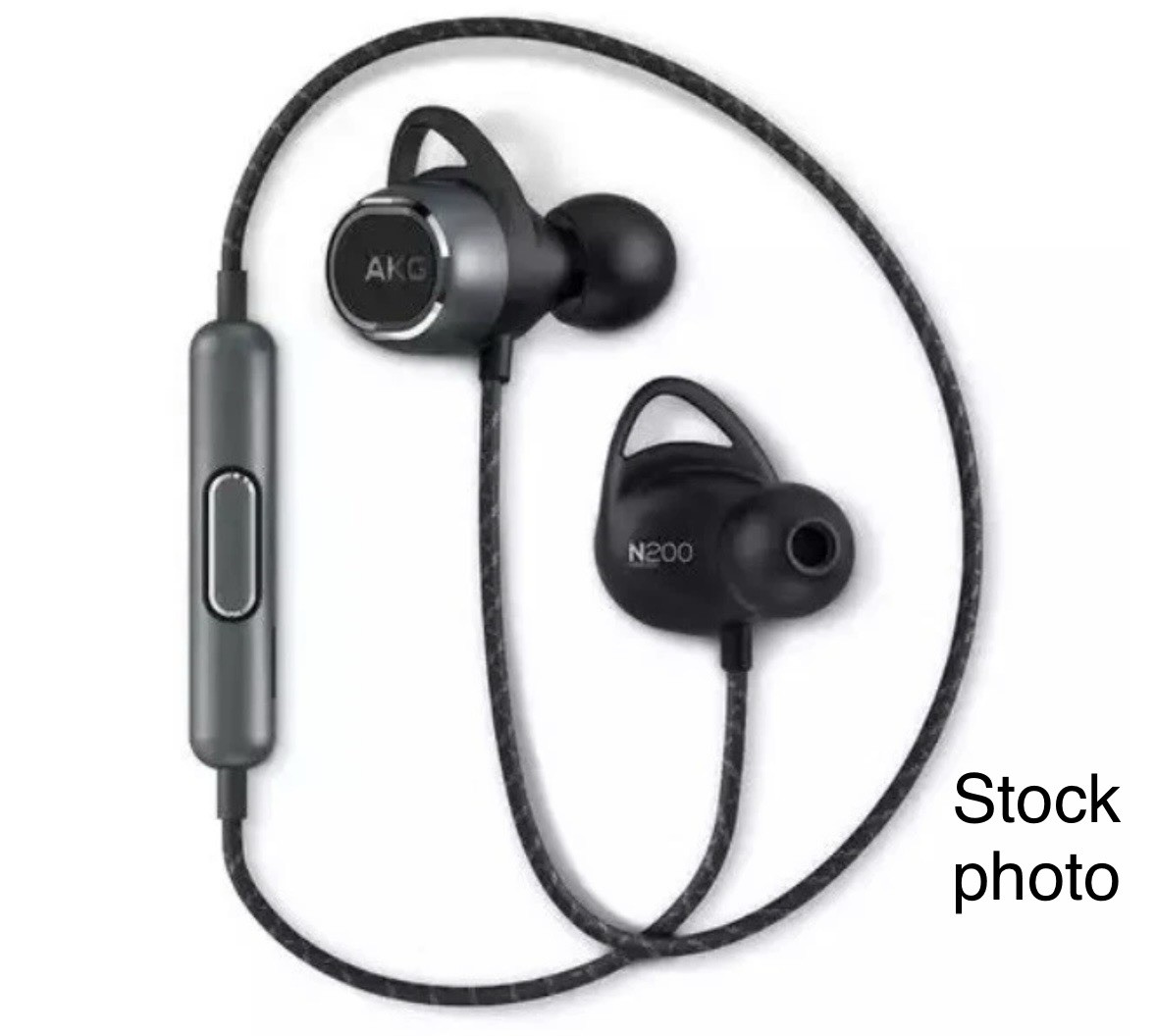 AKG N200 Earbuds Bluetooth Wireless Black AKGN200BTBLK Harman Kardon