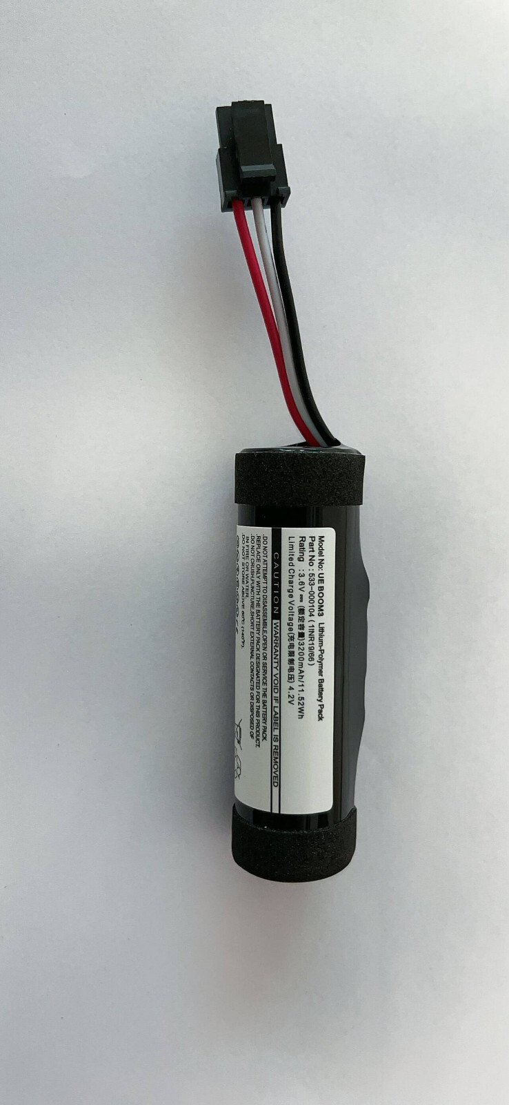 Li-ion Rechargeable Battery 553-000104 3.6V 3130mAh For Logitech UE Boom