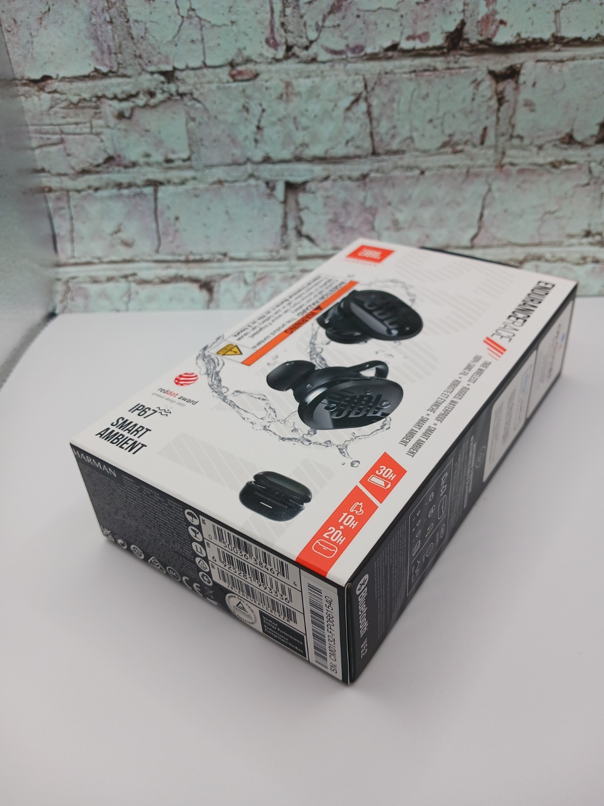 JBL Endurance Race TWS IP67 Waterproof Wireless Bluetooth Headset Earbuds Black