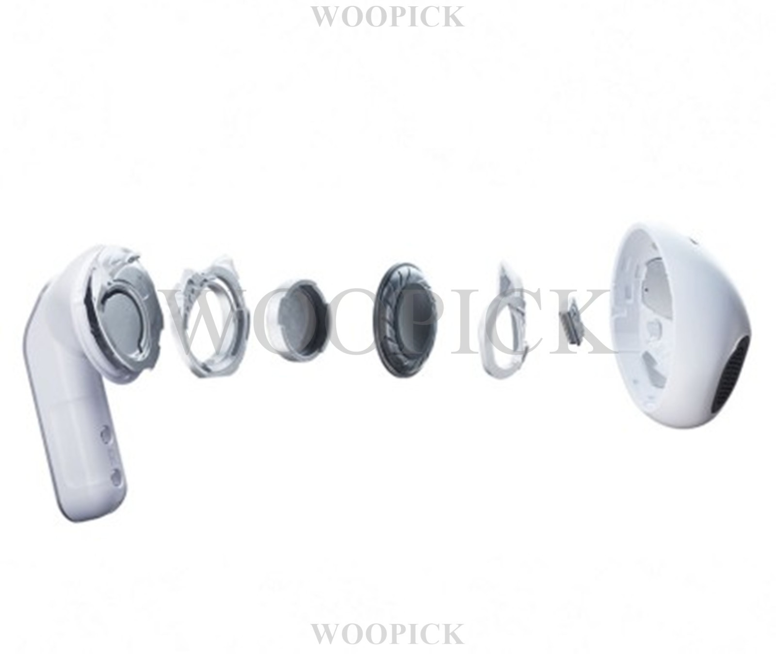 Samsung Galaxy Buds4 SM-R540 Wireless Bluetooth Earbuds Earphones AI ANC- White