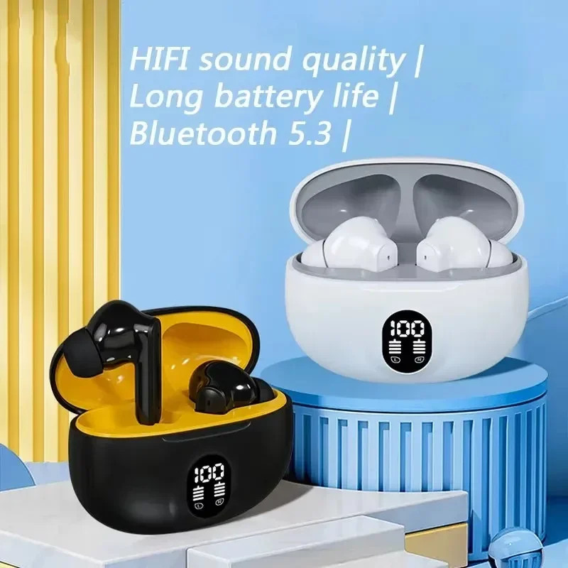 New TWS Bluetooth Gaming Headphones Noise Reduction Bass Fast Shipping