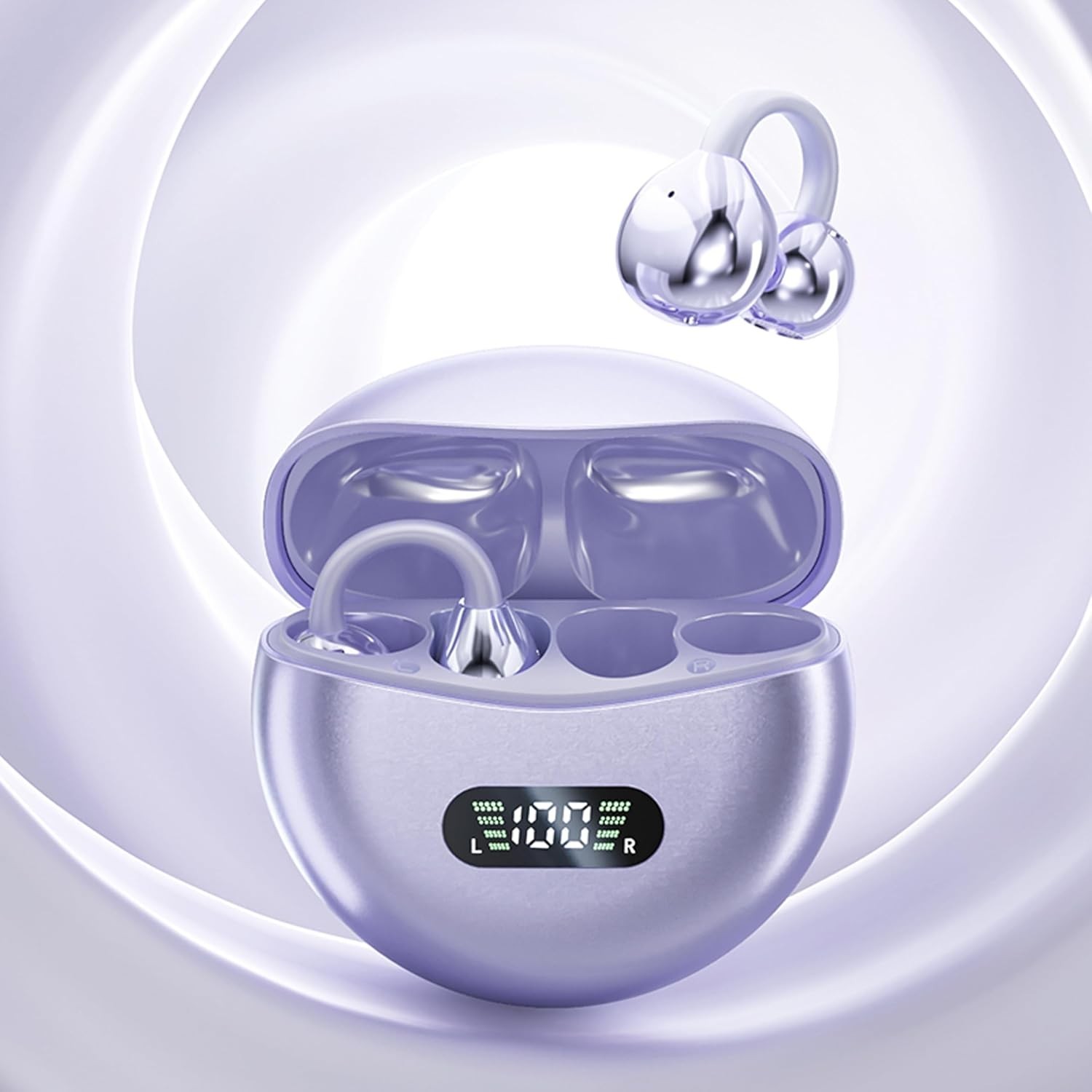 M47 Wireless Earbuds Ear Clips Bluetooth Sport Buds With Charging Case