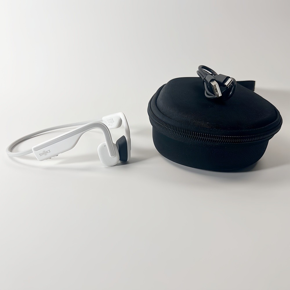 Shokz S661 Sport Sweatproof Open-Ear OpenMove Bone Conduction Headphones White