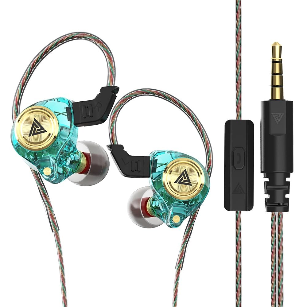 CNWUJASS AK3FILE Wired Earbuds, 3.5mm Sports in-Ear Headphones, Gaming Headse…