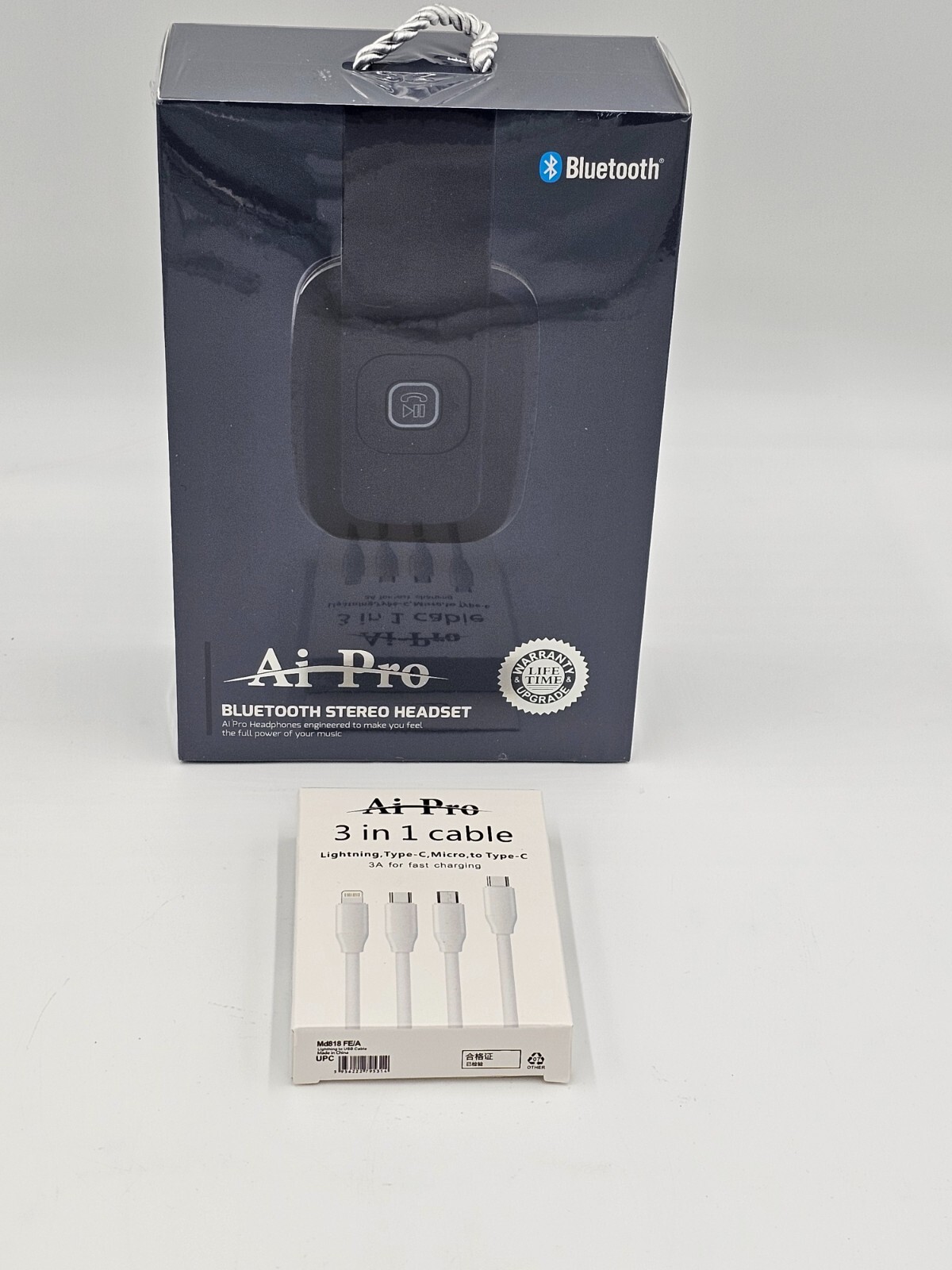 AiPro-200 PLUS BLUETOOTH STEREO HEADPHONES WIRELESS PREMIUM SOUND (PICK COLOR)