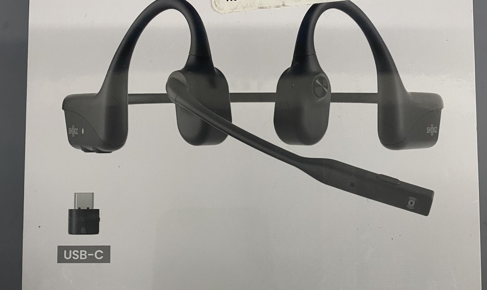 Shokz OpenComm 2 UC Wireless Bone Conduction Stereo Bluetooth Headset Black