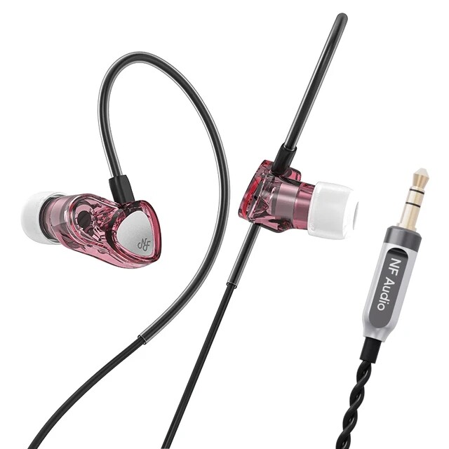 NF Audio RA05 In-ear IEMs HIFI Earphones MCL-6C Driver DSp Software Tuning Stere