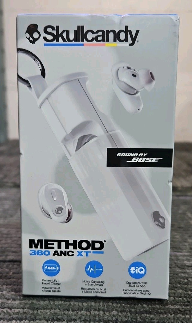Skullcandy S2MTW Method 360 ANC XT True Wireless Earbuds with Sound by Bose