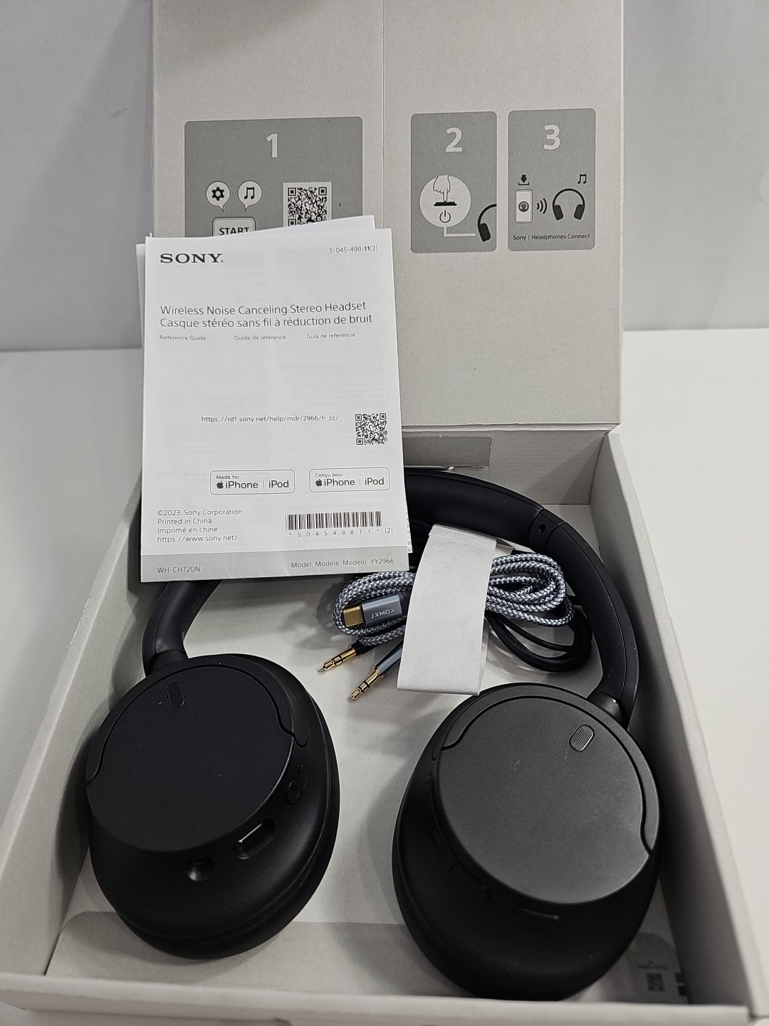 Sony WH-CH720N Noise Canceling Wireless Headphones Bluetooth Over The Ear Head 3