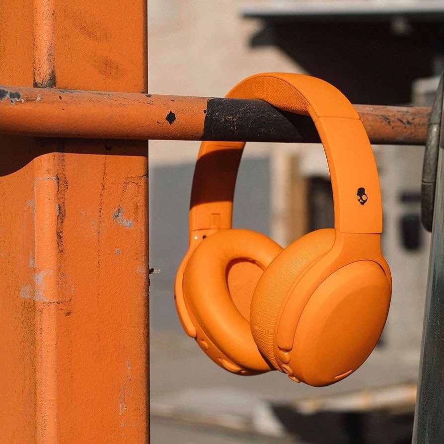 New Skullcandy Crusher ANC 2 Hazard Orange Bluetooth Headphones (see Photos)