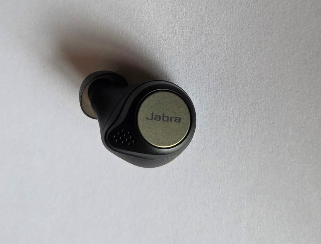 Original Titanium Black Jabra Elite 75t ACTIVE Wireless LEFT SIDE ONLY Earbud