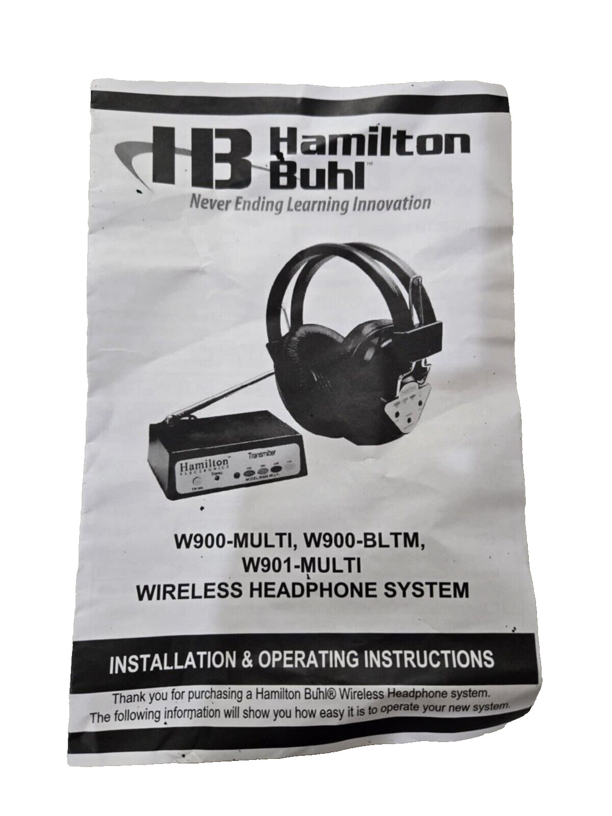 Hamilton Buhl LCP/12/901 12 Station Bluetooth Wireless Class Listening Center/4