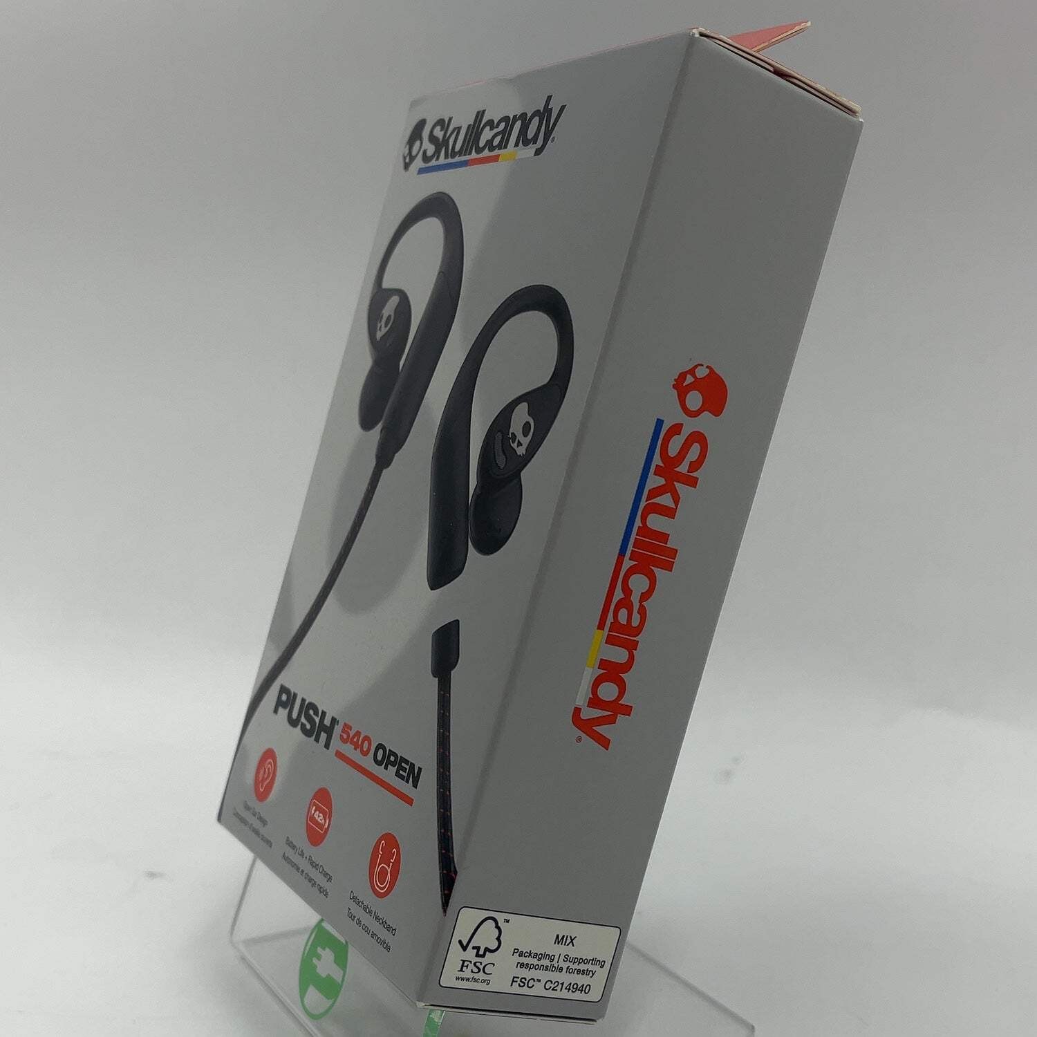 New Skullcandy Push 540 Open Open Ear True Wireless Earbuds Black S4PFW-T740