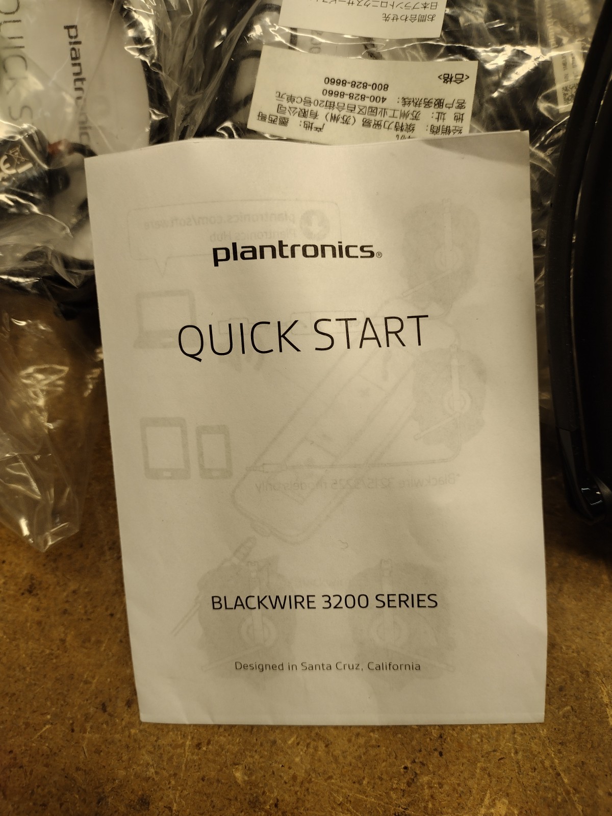 Lot of 15 – Plantronics BLACKWIRE C3210 USB-C 209748-104 Black Headphones – NEW