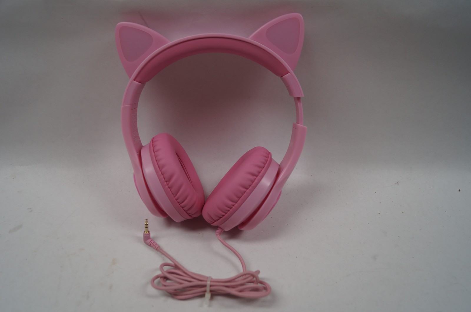 iClever IC-HS20 Pink Cat Ear Girls WIred Foldable Headphones LED WORKING E332