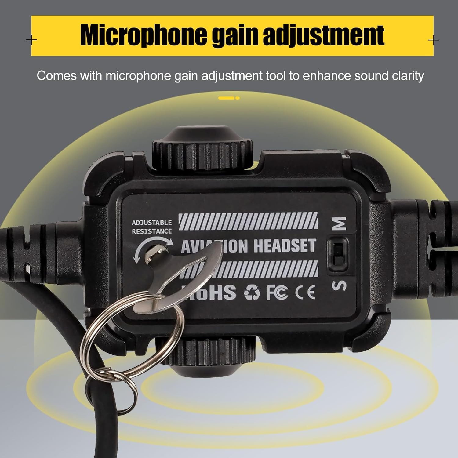 Premium Aviation Headset for Pilots – Noise Cancelling, Custom Fit, Gel Seals
