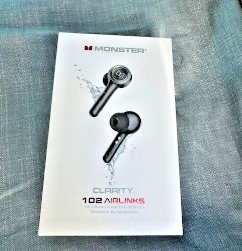 Monster Clarity 102 AirLinks Bluetooth 5.0 Wireless bass Earbuds Stereo