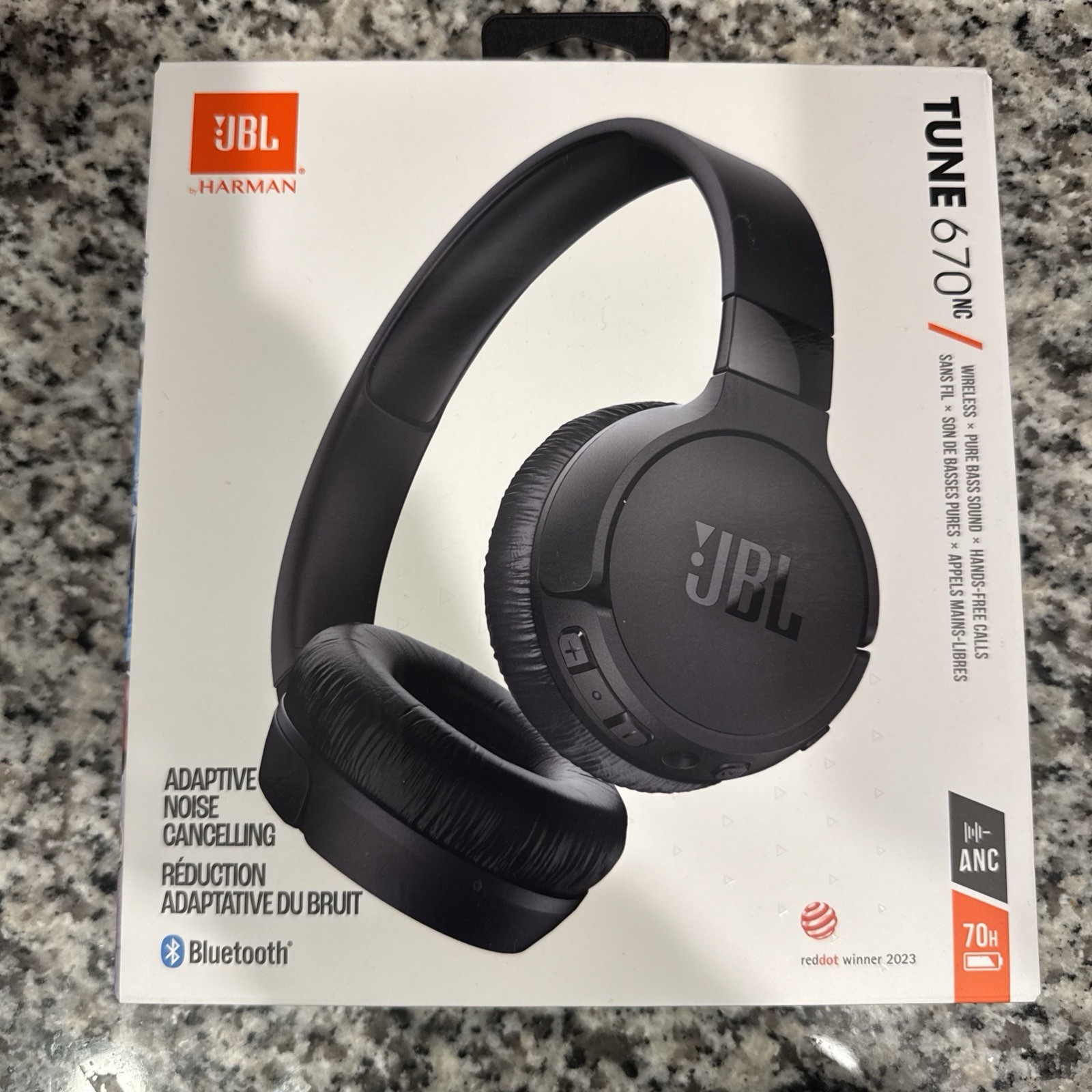 Brand New JBL Tune 670NC Wireless Bluetooth On-Ear Headphones True Adaptive